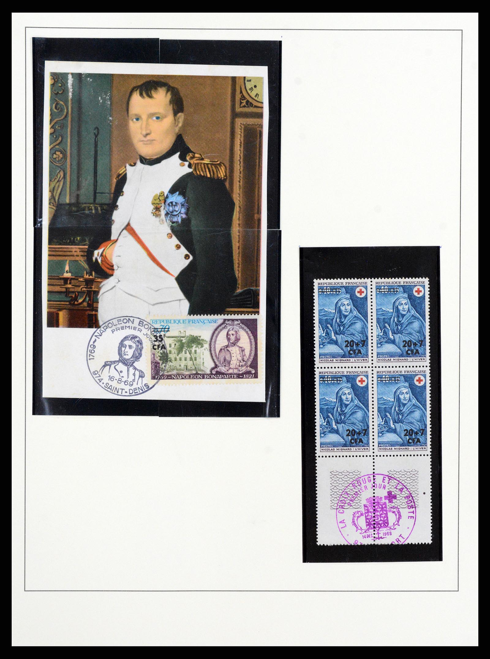 37930 045 - Postzegelverzameling 37930 Reunion 1852-1975.