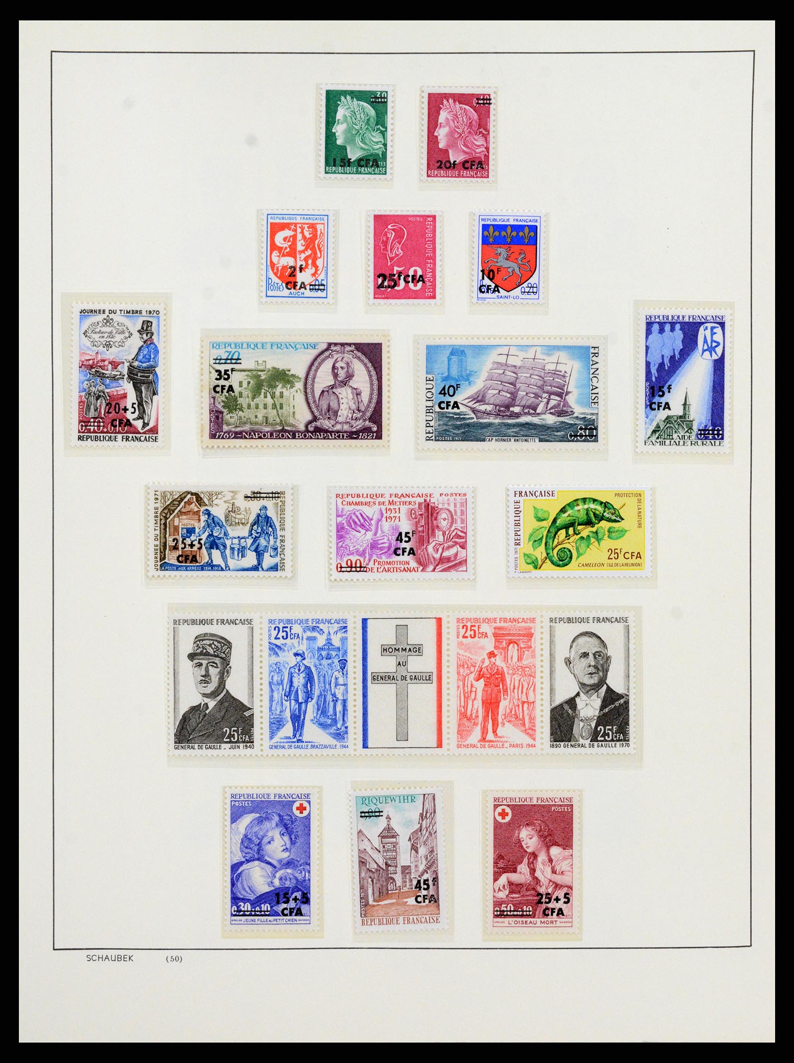 37930 046 - Postzegelverzameling 37930 Reunion 1852-1975.