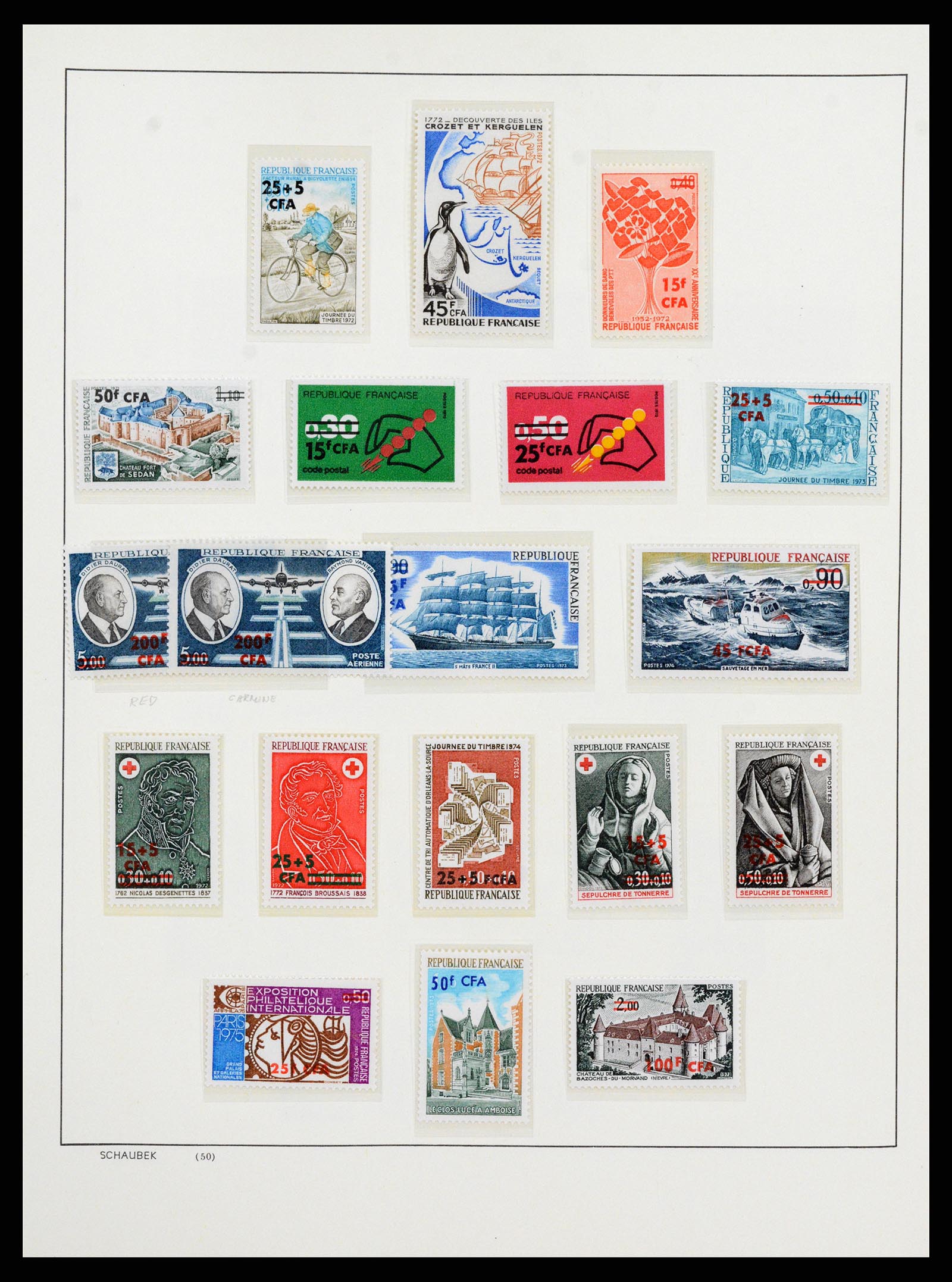 37930 048 - Postzegelverzameling 37930 Reunion 1852-1975.