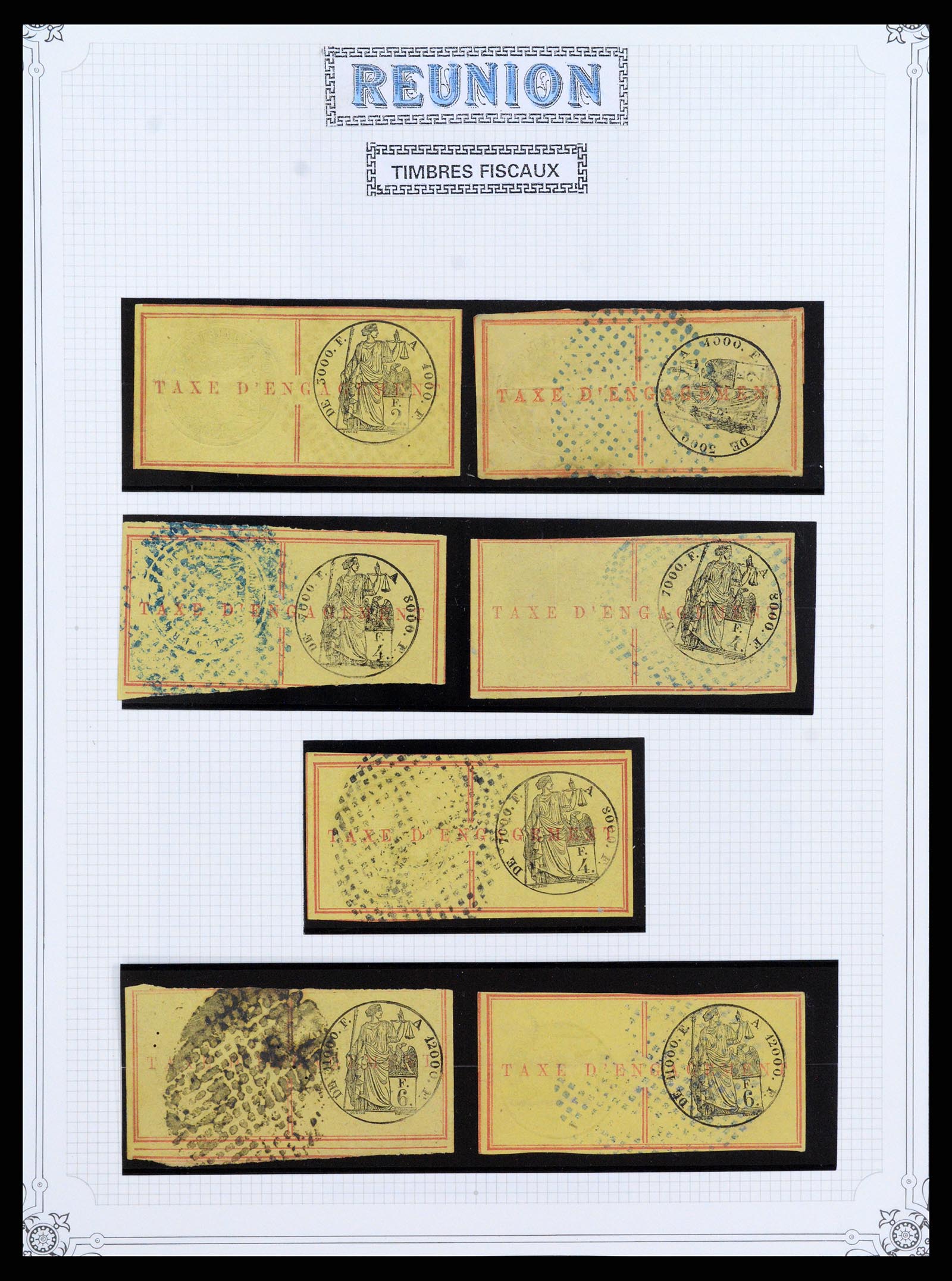 37930 052 - Postzegelverzameling 37930 Reunion 1852-1975.