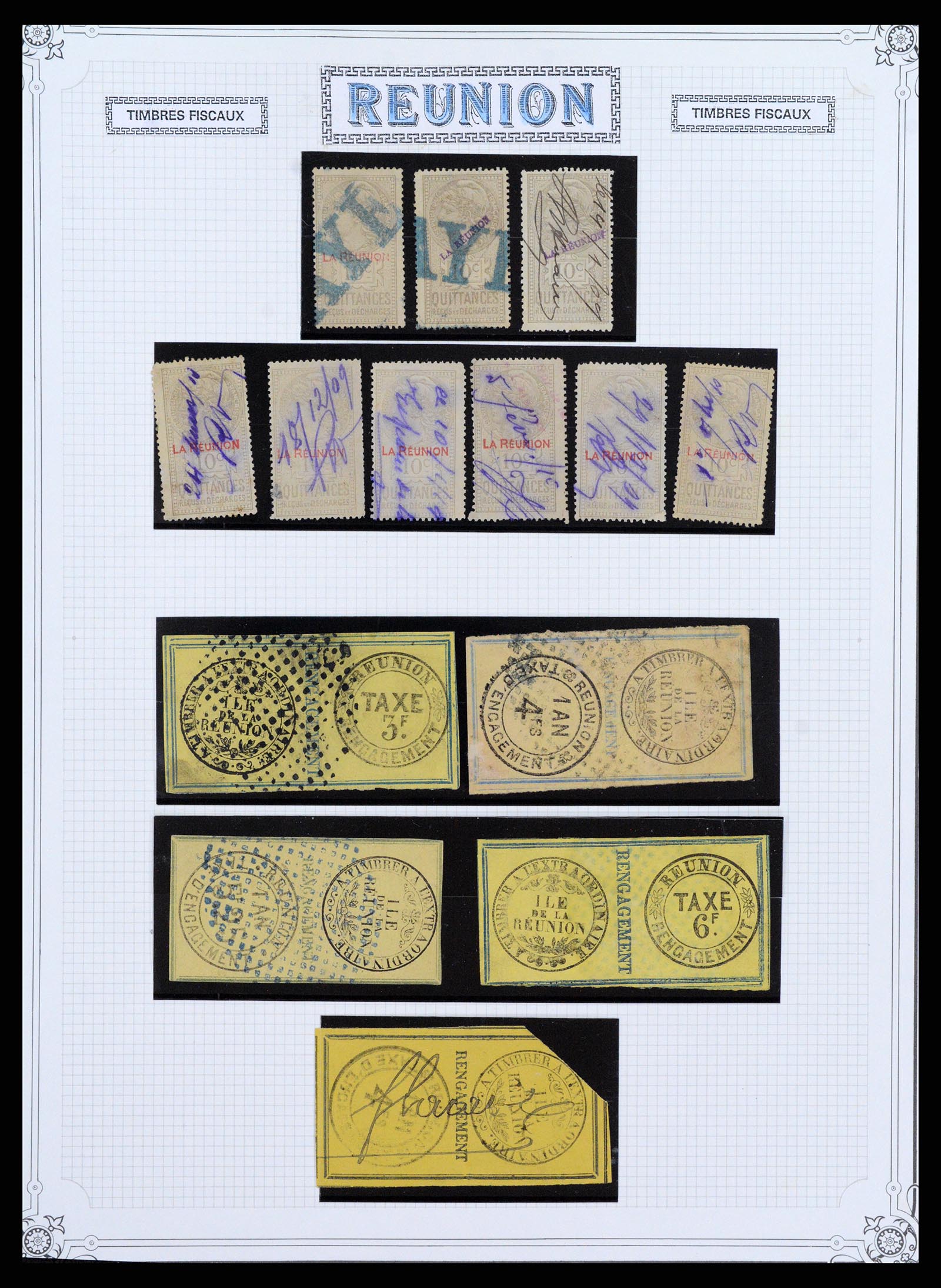 37930 053 - Postzegelverzameling 37930 Reunion 1852-1975.