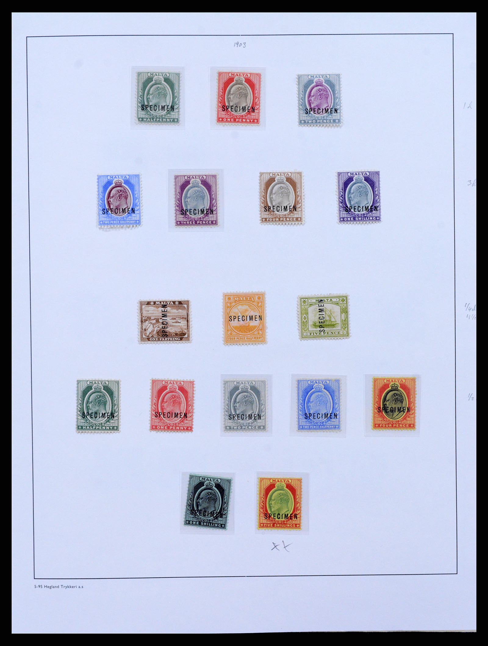 37941 011 - Stamp collection 37941 Supercollection Malta 1860-1989.