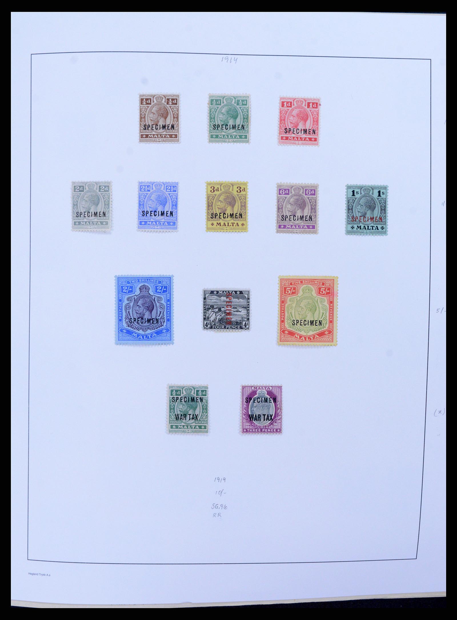 37941 016 - Stamp collection 37941 Supercollection Malta 1860-1989.