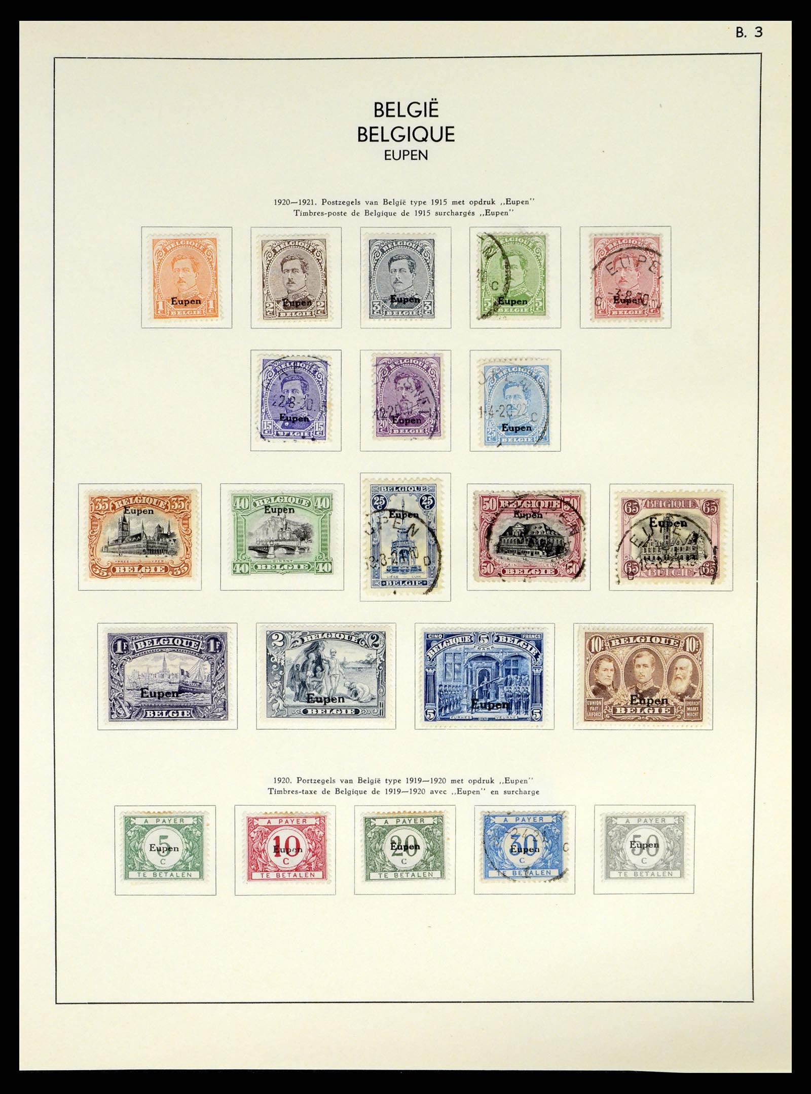 37959 129 - Postzegelverzameling 37959 België en Belgisch Congo 1849-1960.