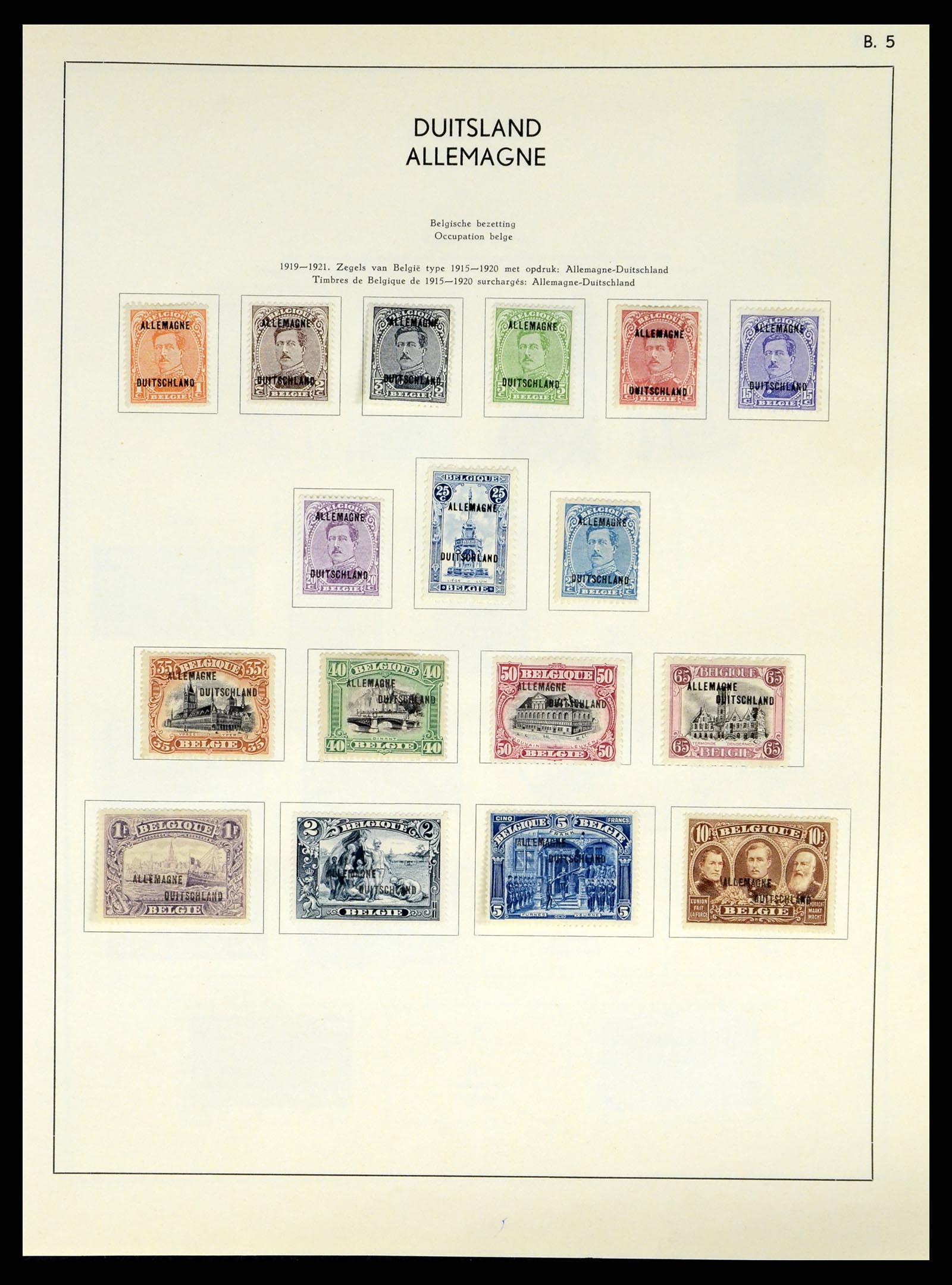 37959 131 - Postzegelverzameling 37959 België en Belgisch Congo 1849-1960.