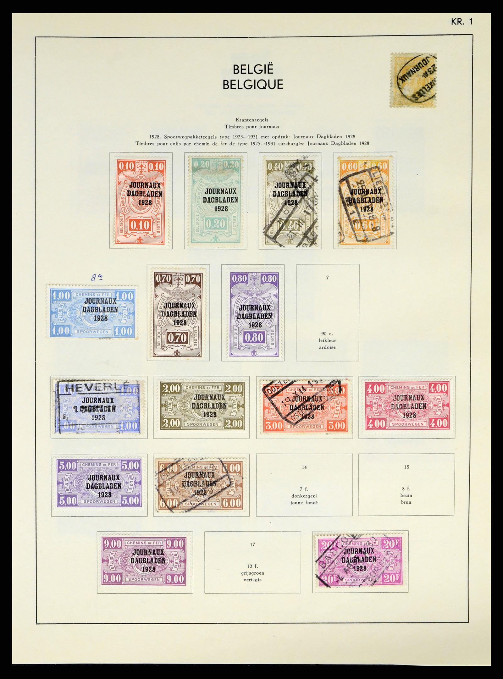 37959 132 - Postzegelverzameling 37959 België en Belgisch Congo 1849-1960.