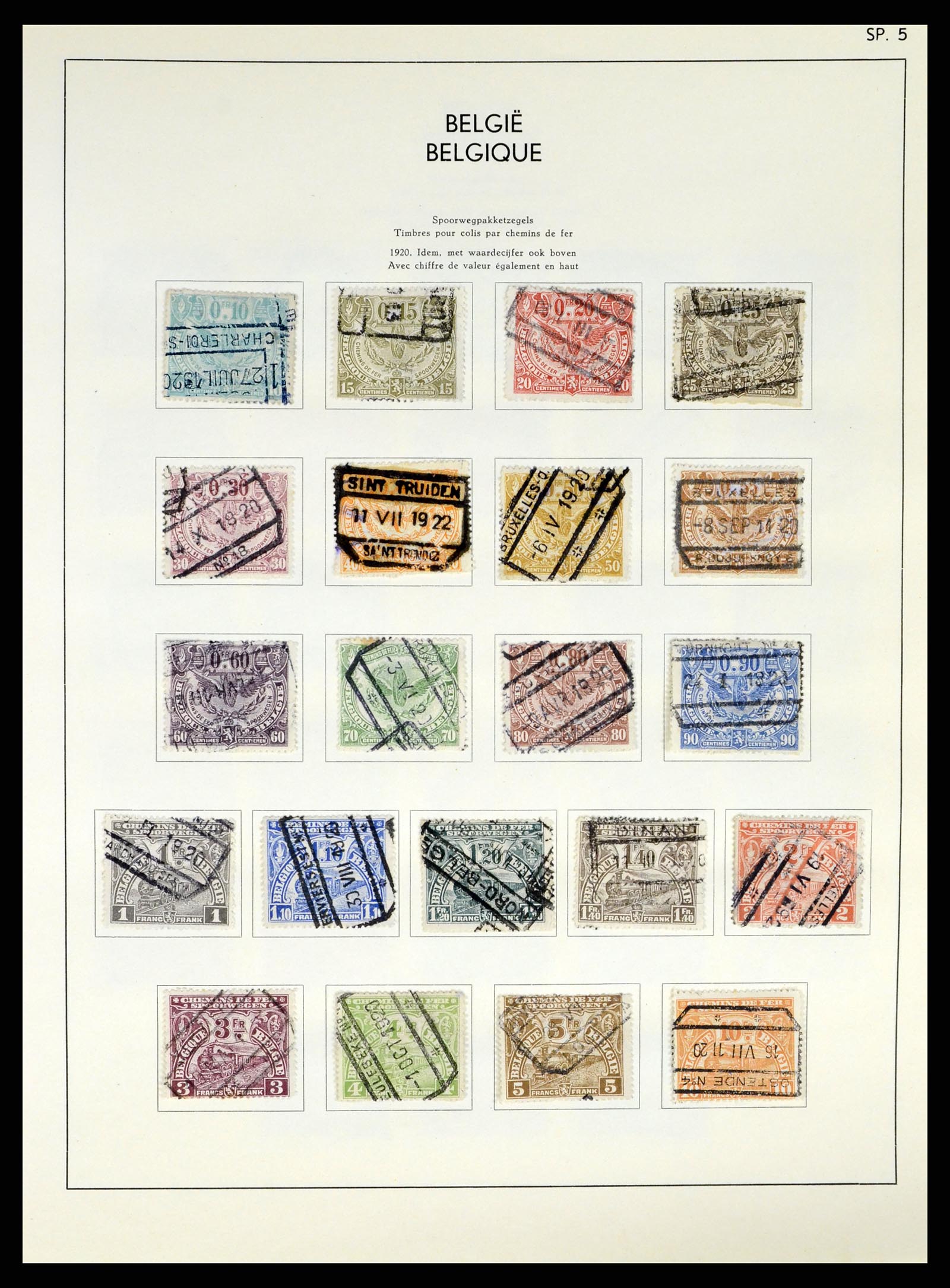 37959 138 - Postzegelverzameling 37959 België en Belgisch Congo 1849-1960.
