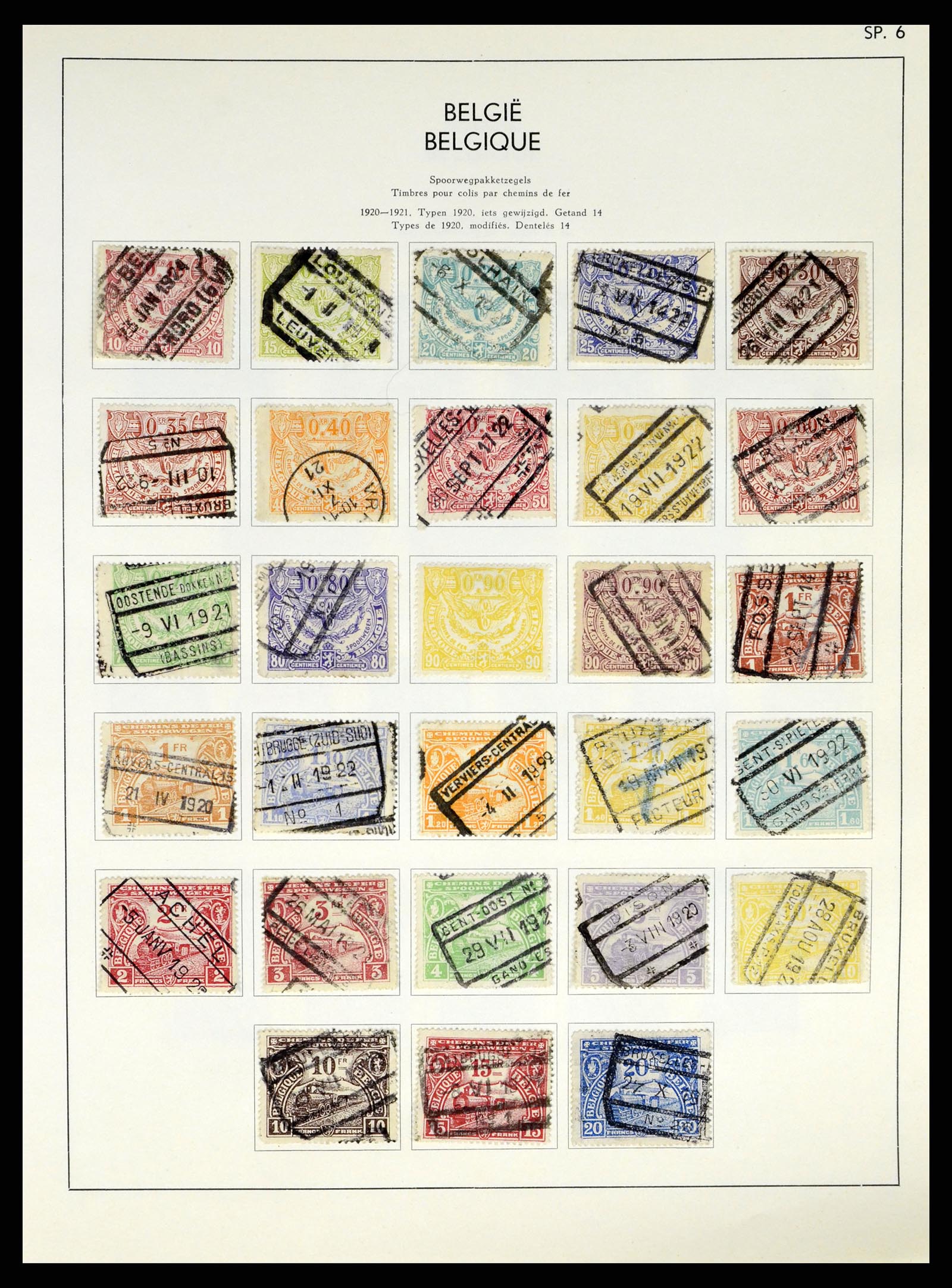 37959 139 - Postzegelverzameling 37959 België en Belgisch Congo 1849-1960.