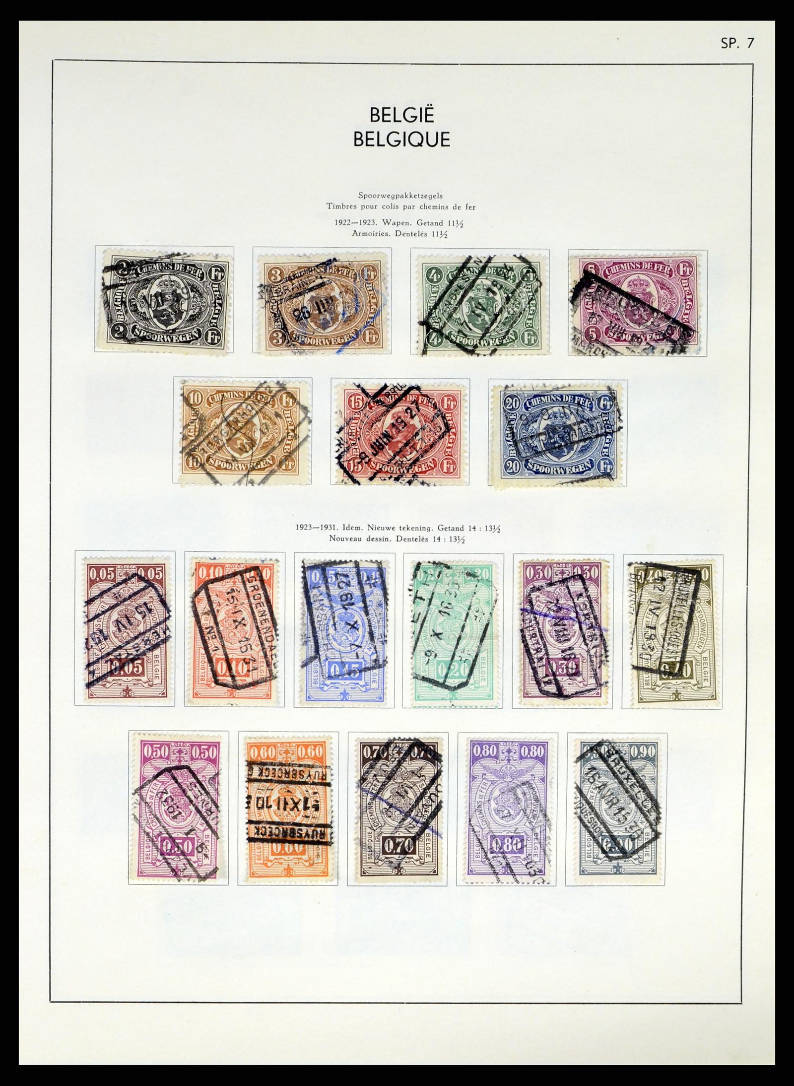 37959 140 - Postzegelverzameling 37959 België en Belgisch Congo 1849-1960.
