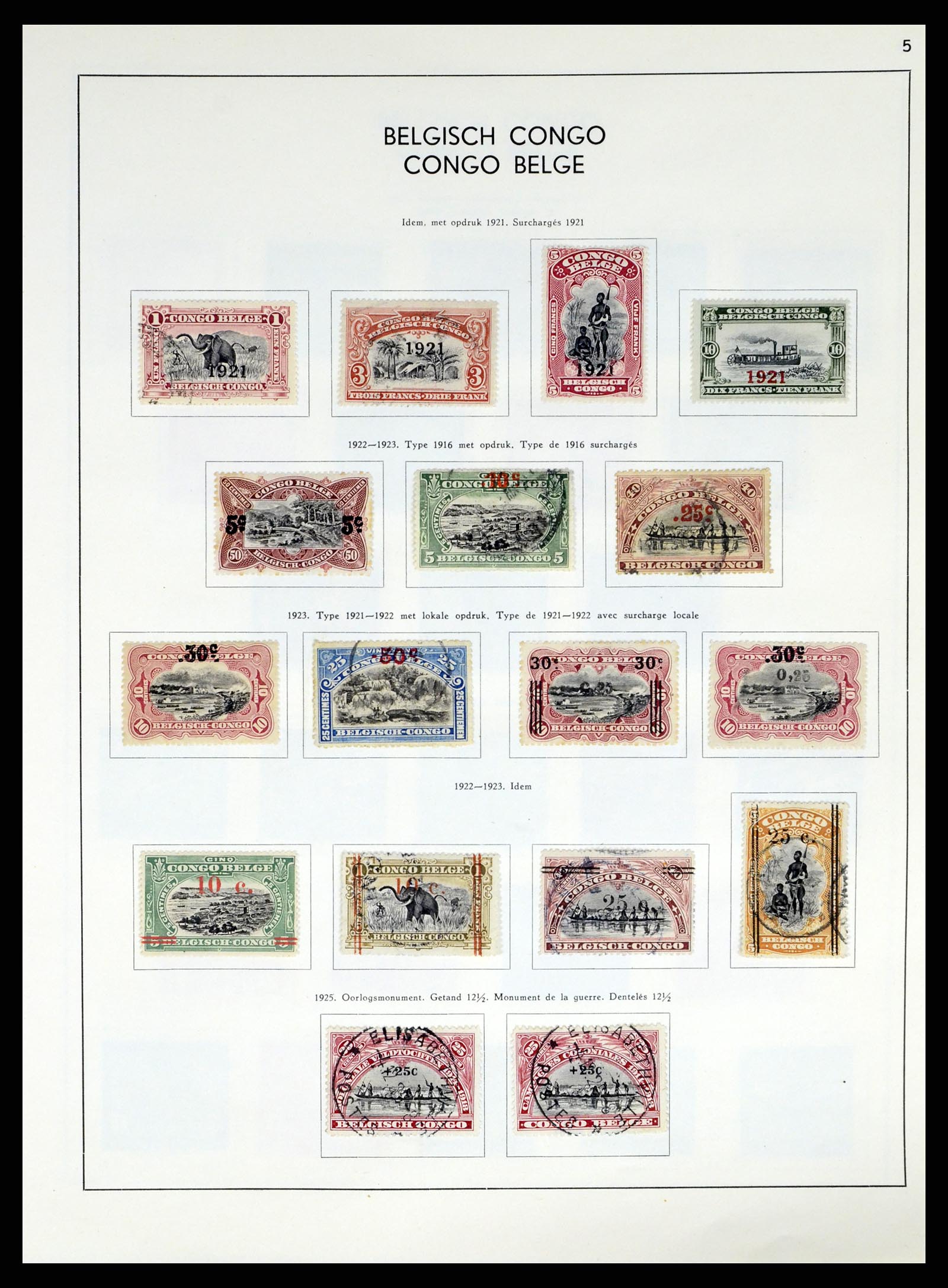 37959 162 - Postzegelverzameling 37959 België en Belgisch Congo 1849-1960.