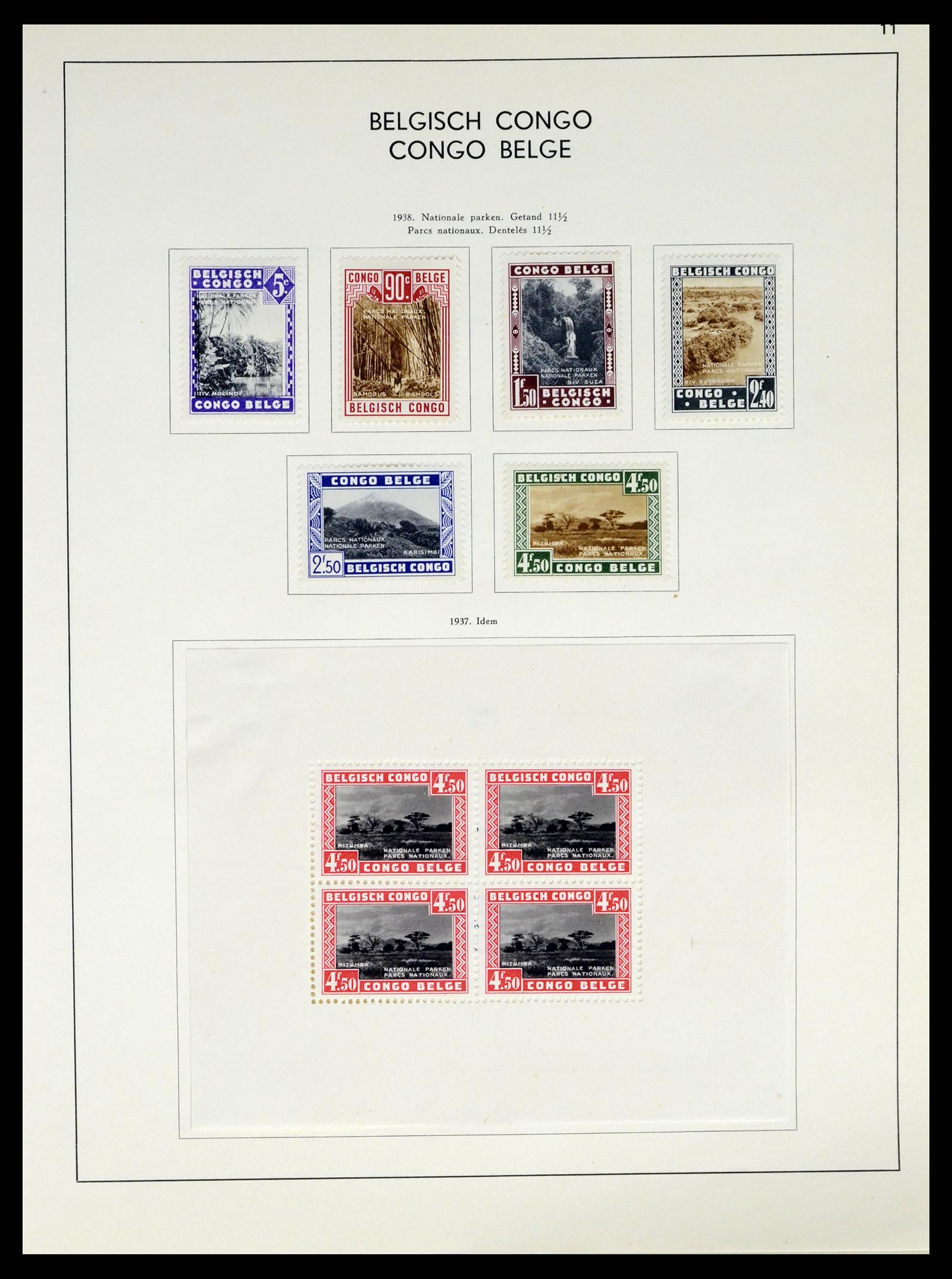 37959 168 - Postzegelverzameling 37959 België en Belgisch Congo 1849-1960.