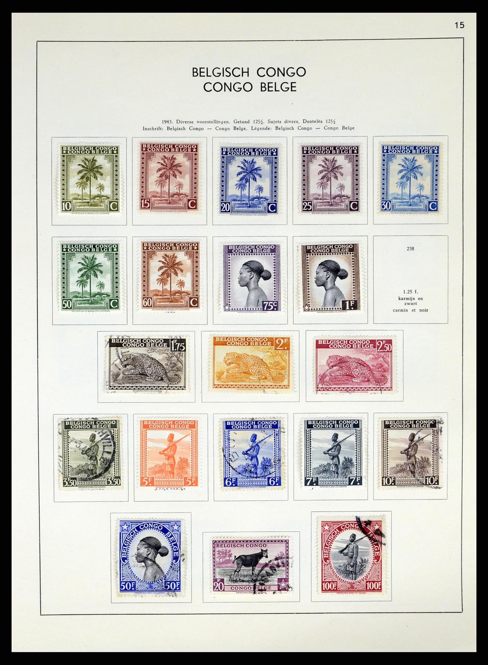 37959 170 - Postzegelverzameling 37959 België en Belgisch Congo 1849-1960.