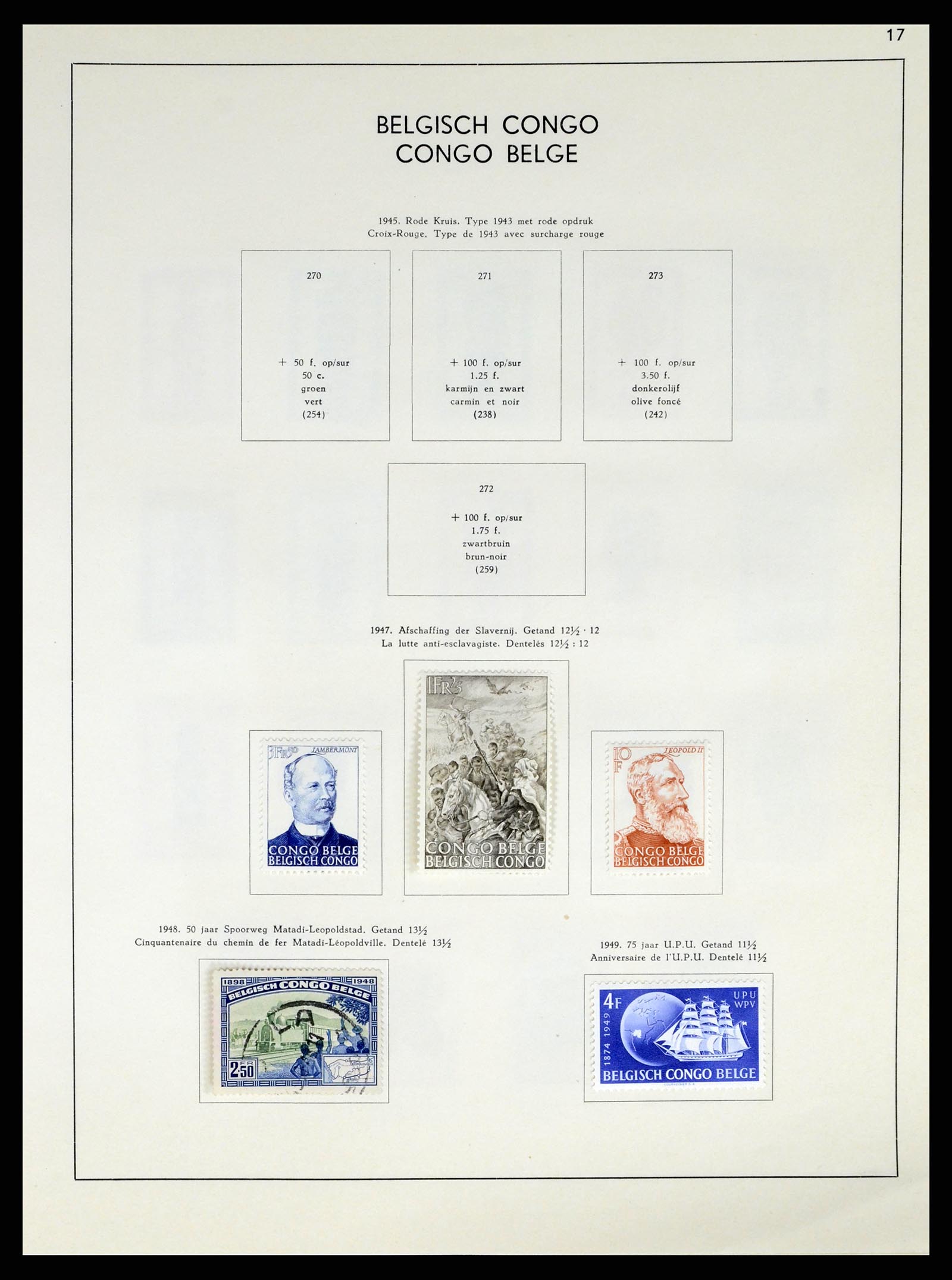 37959 172 - Postzegelverzameling 37959 België en Belgisch Congo 1849-1960.