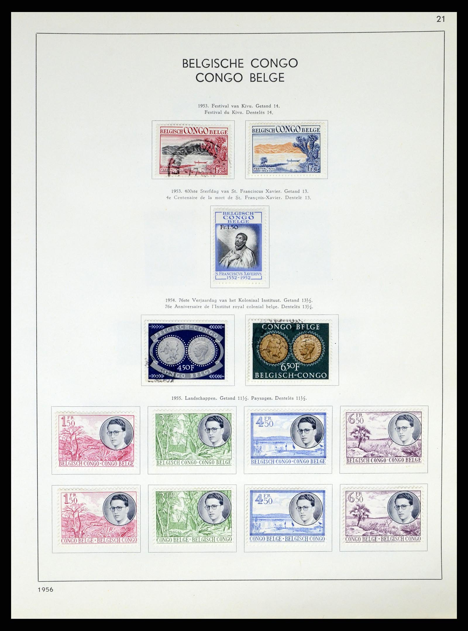 37959 176 - Postzegelverzameling 37959 België en Belgisch Congo 1849-1960.