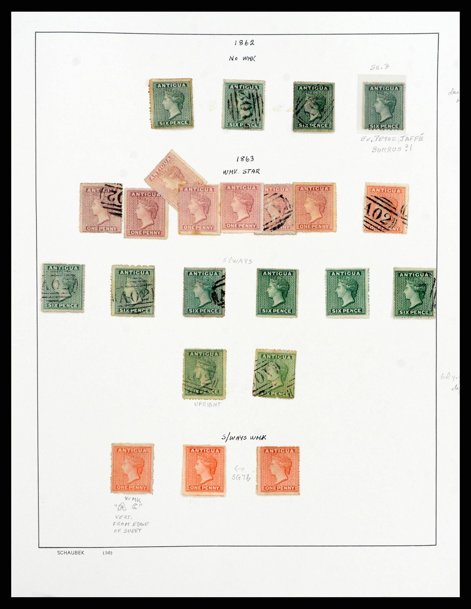 37985 002 - Stamp collection 37985 Antigua 1862-1981.