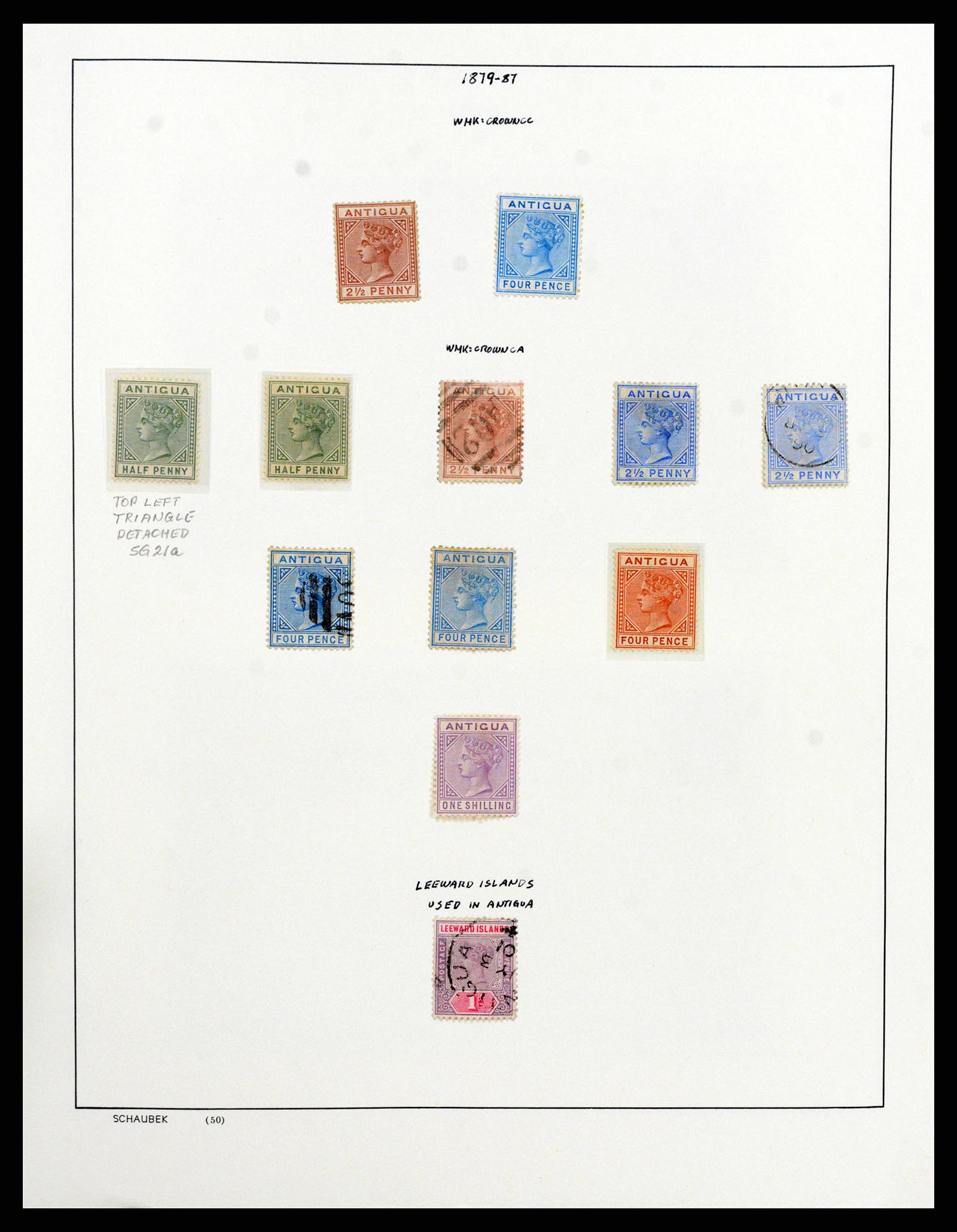 37985 004 - Stamp collection 37985 Antigua 1862-1981.