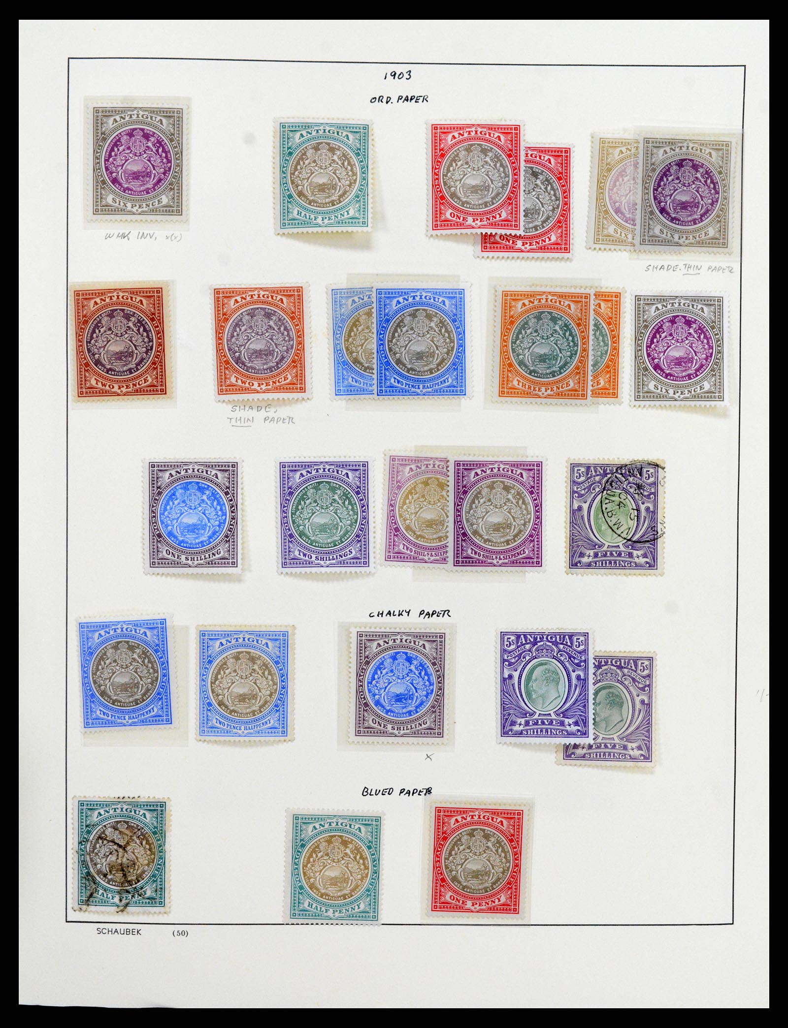 37985 008 - Stamp collection 37985 Antigua 1862-1981.