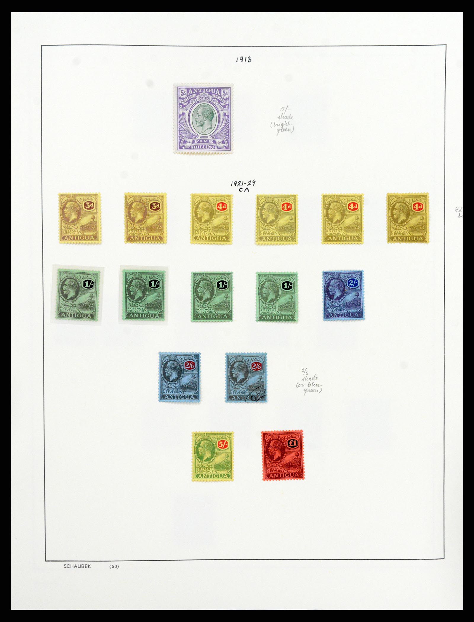 37985 017 - Stamp collection 37985 Antigua 1862-1981.