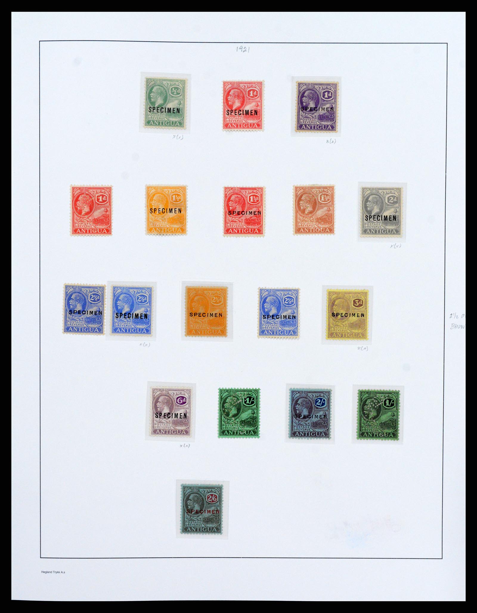 37985 018 - Stamp collection 37985 Antigua 1862-1981.