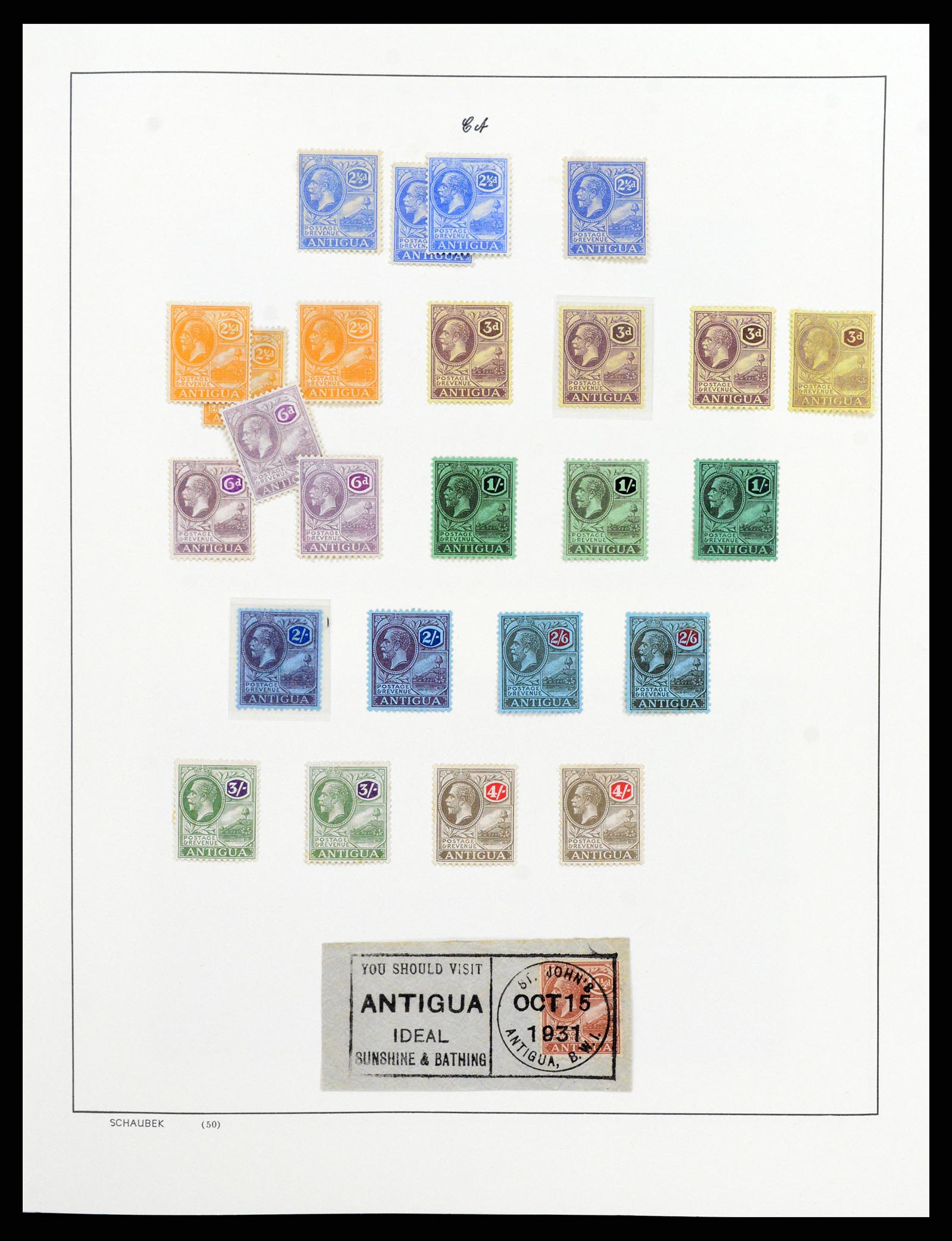 37985 020 - Stamp collection 37985 Antigua 1862-1981.