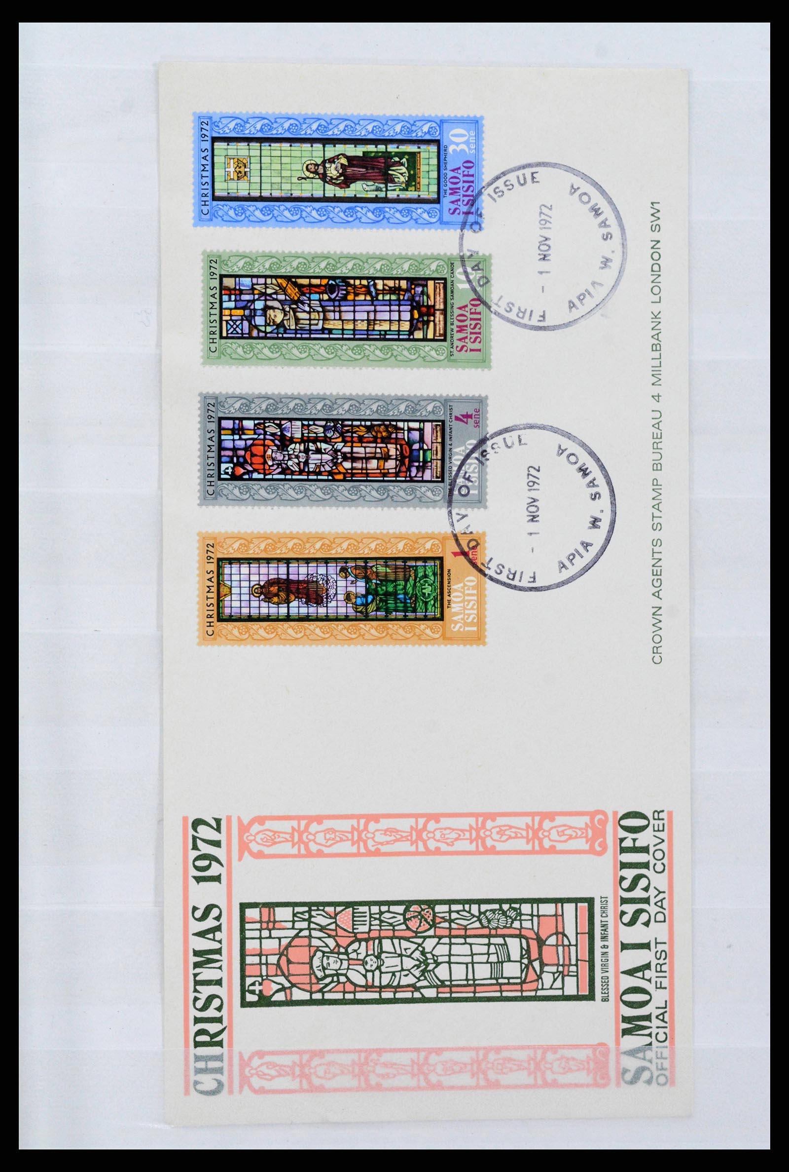 37989 0001 - Stamp collection 37989 Motive religion up to 2015.