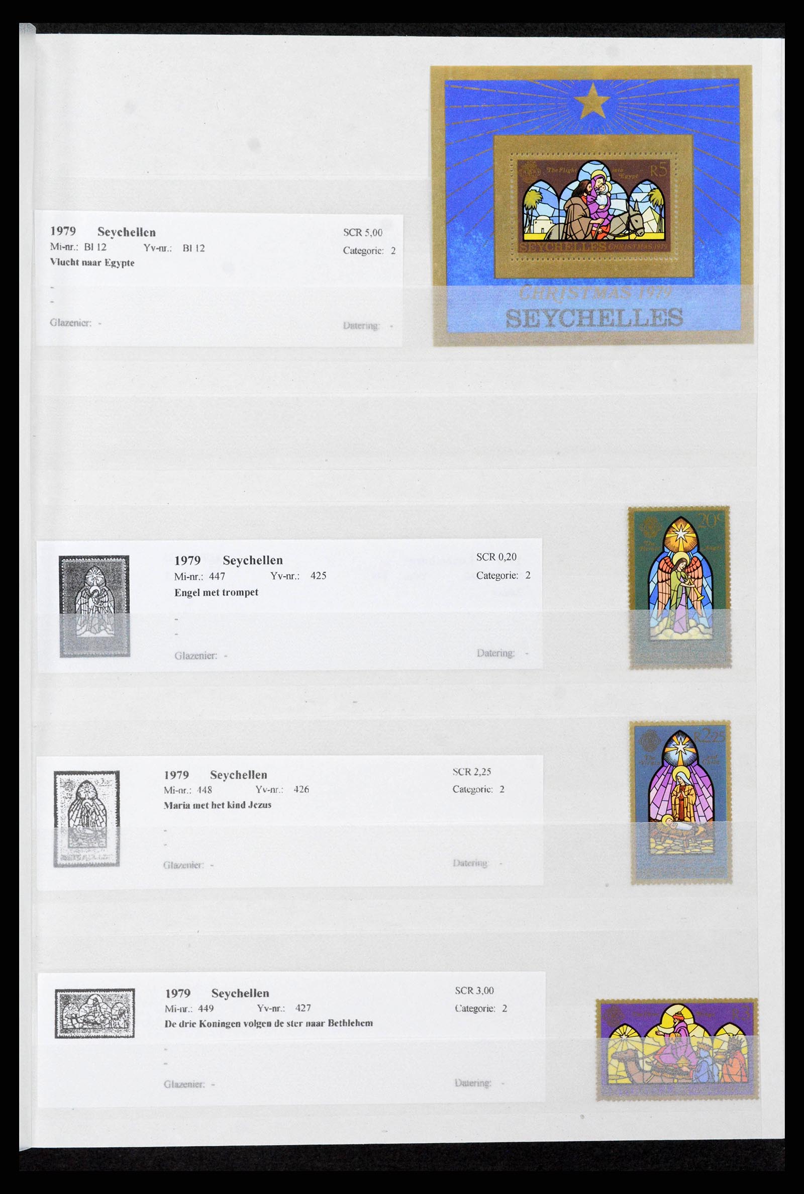 37989 0009 - Stamp collection 37989 Motive religion up to 2015.