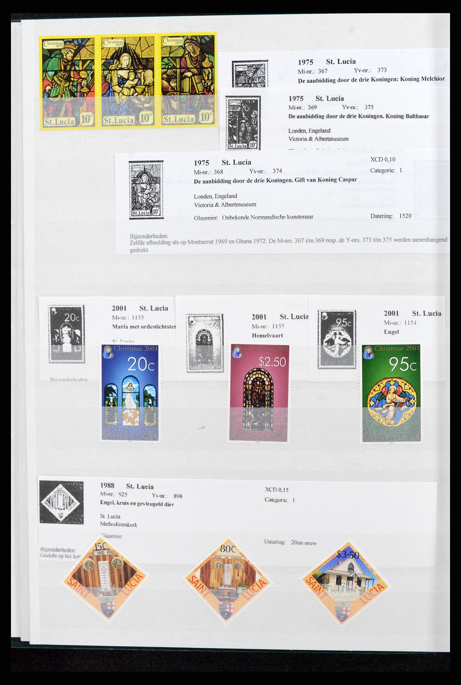 37989 0010 - Stamp collection 37989 Motive religion up to 2015.