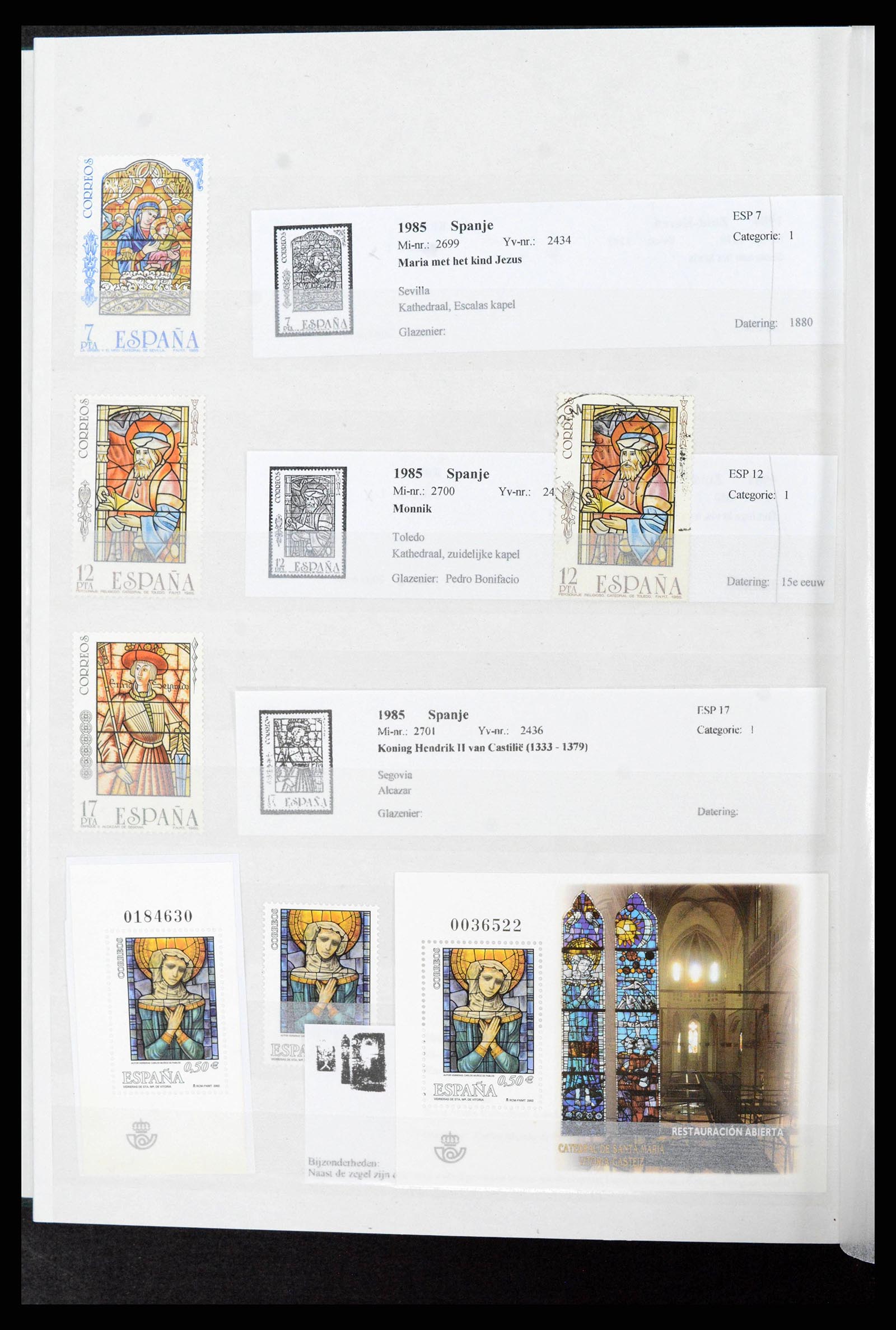 37989 0018 - Stamp collection 37989 Motive religion up to 2015.