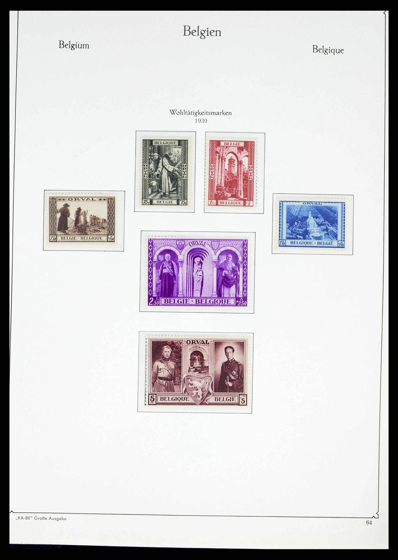 38015 0061 - Postzegelverzameling 38015 België 1849-1980.