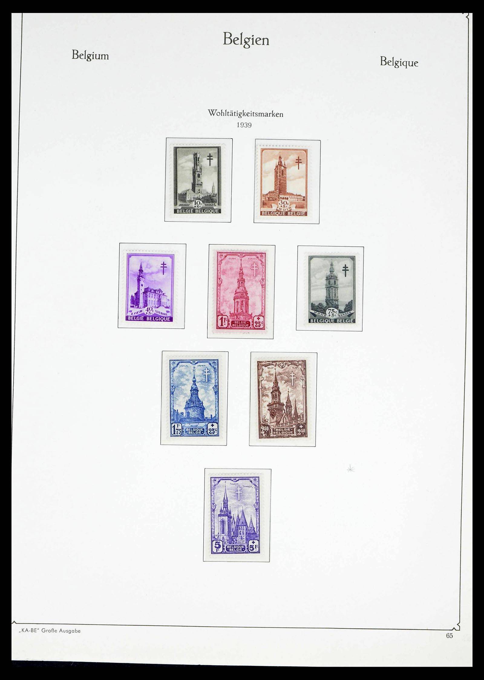 38015 0062 - Postzegelverzameling 38015 België 1849-1980.