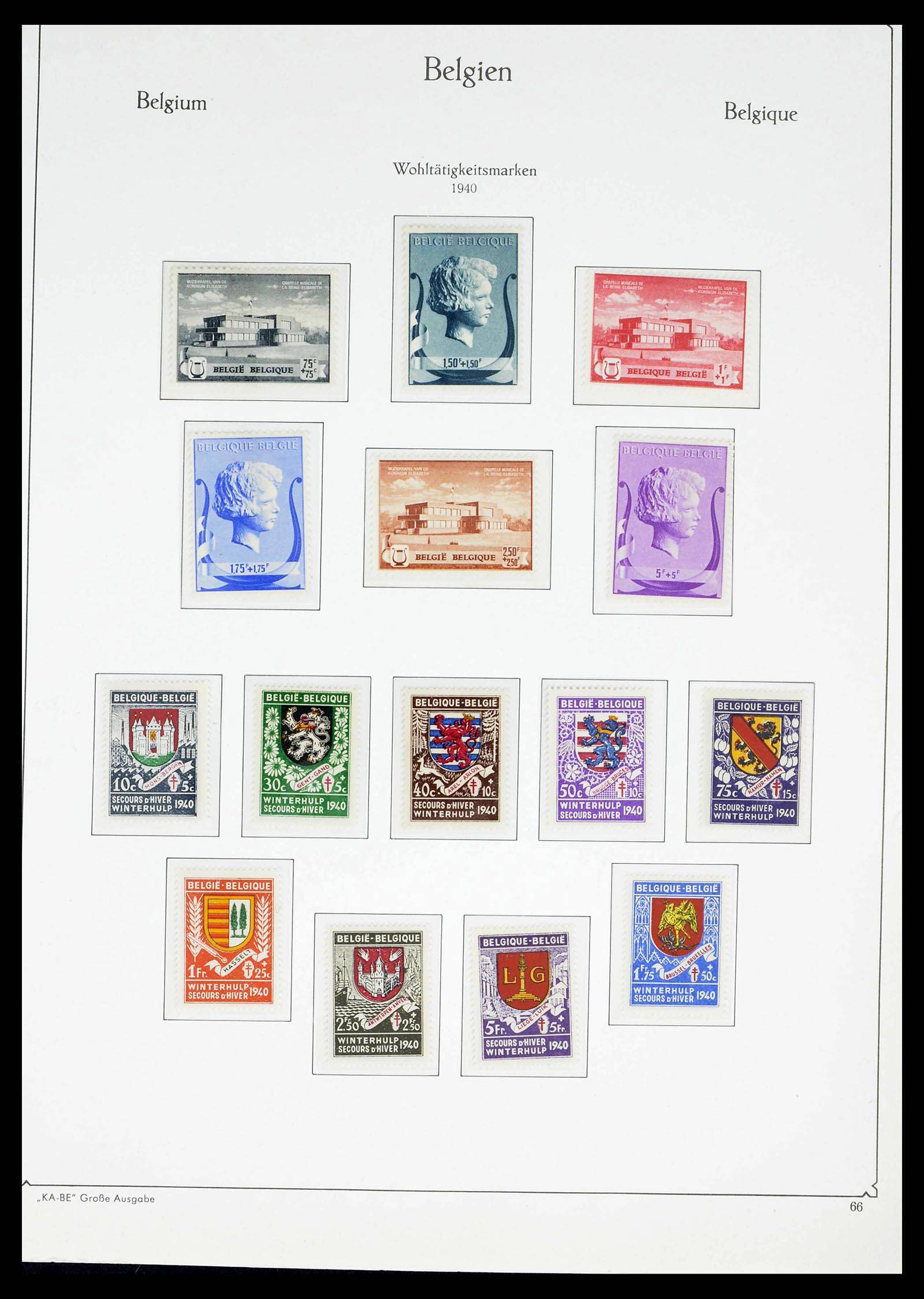38015 0063 - Postzegelverzameling 38015 België 1849-1980.