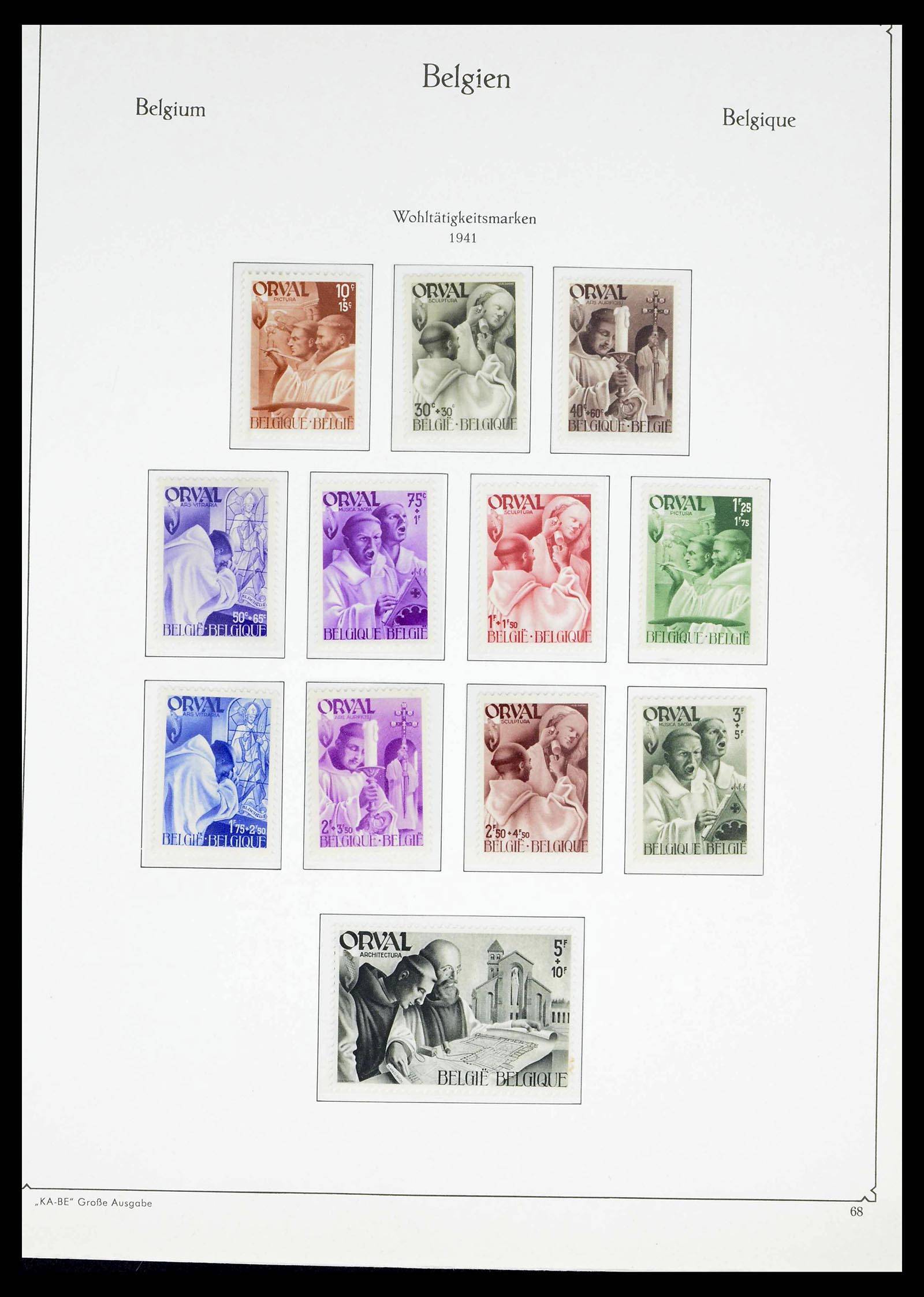 38015 0066 - Postzegelverzameling 38015 België 1849-1980.