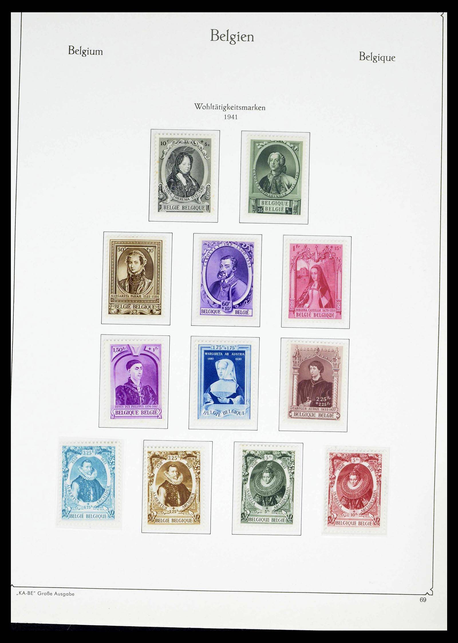 38015 0067 - Postzegelverzameling 38015 België 1849-1980.