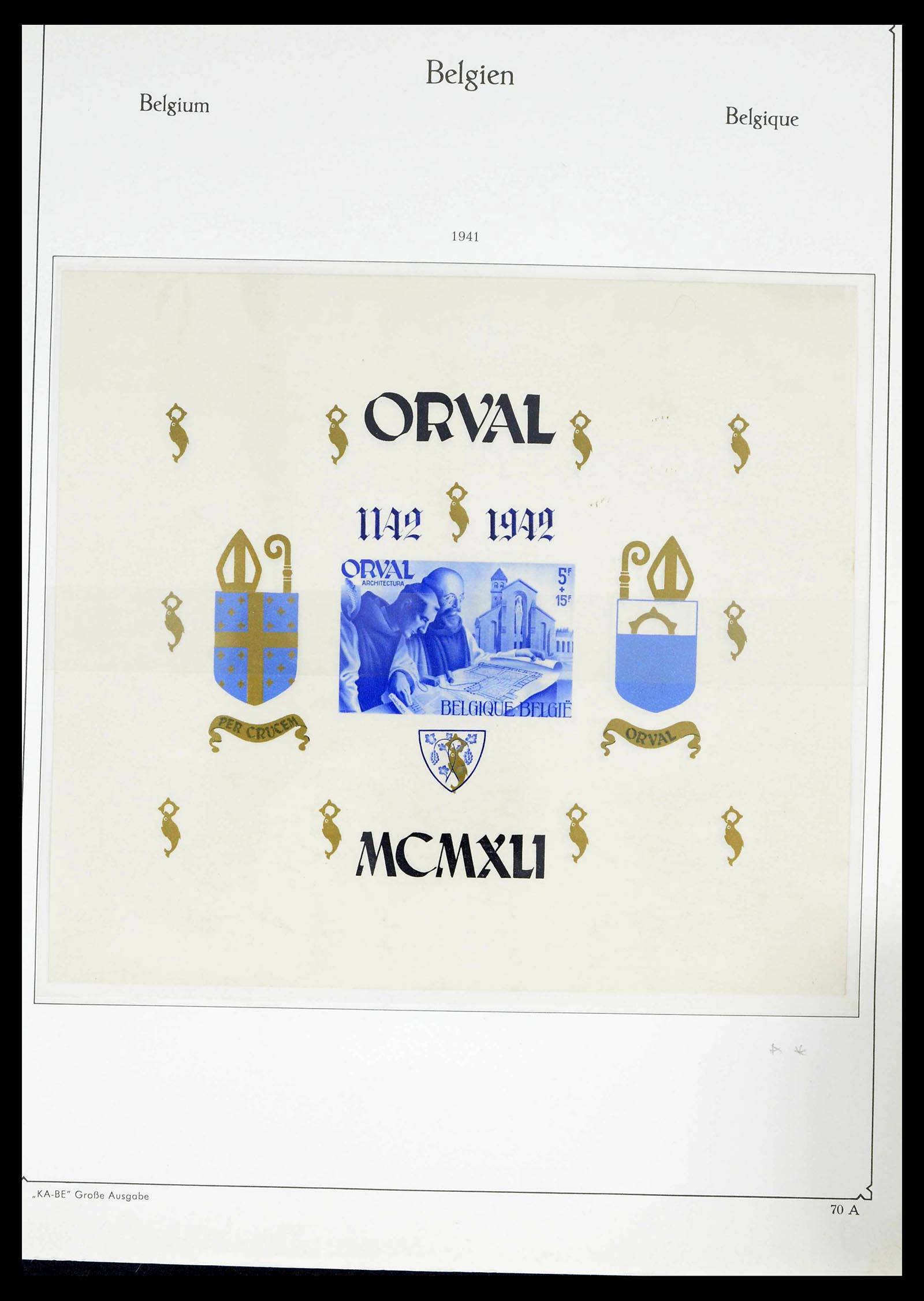 38015 0069 - Postzegelverzameling 38015 België 1849-1980.