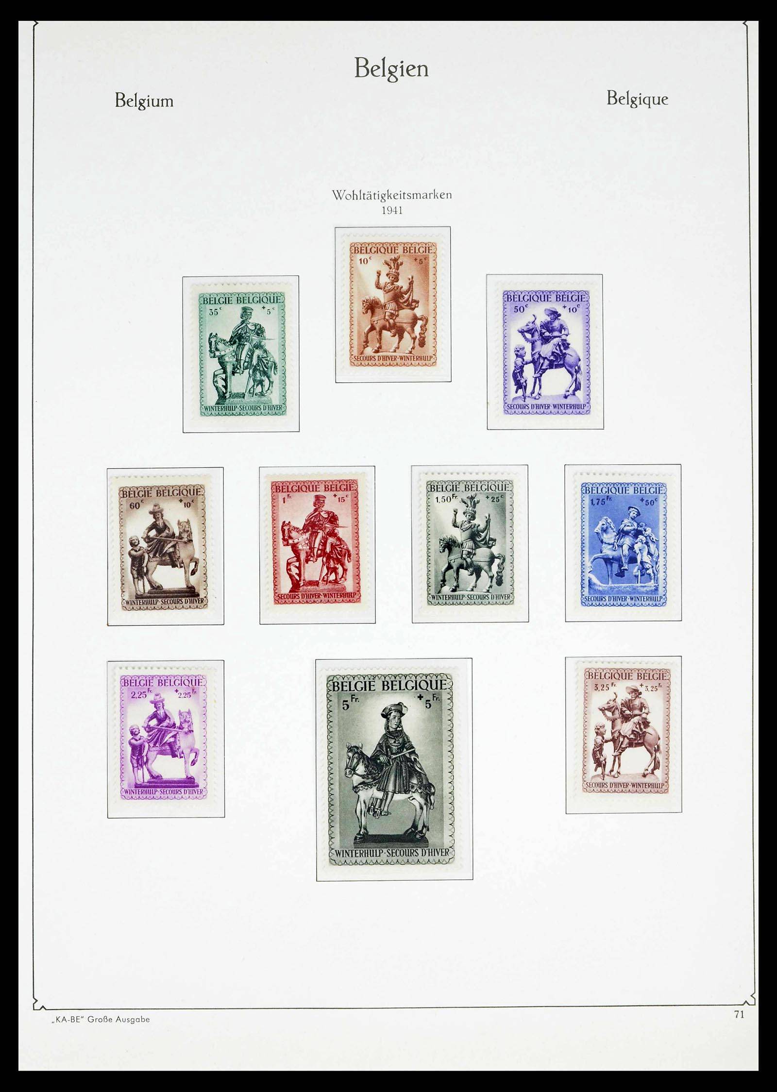 38015 0070 - Postzegelverzameling 38015 België 1849-1980.