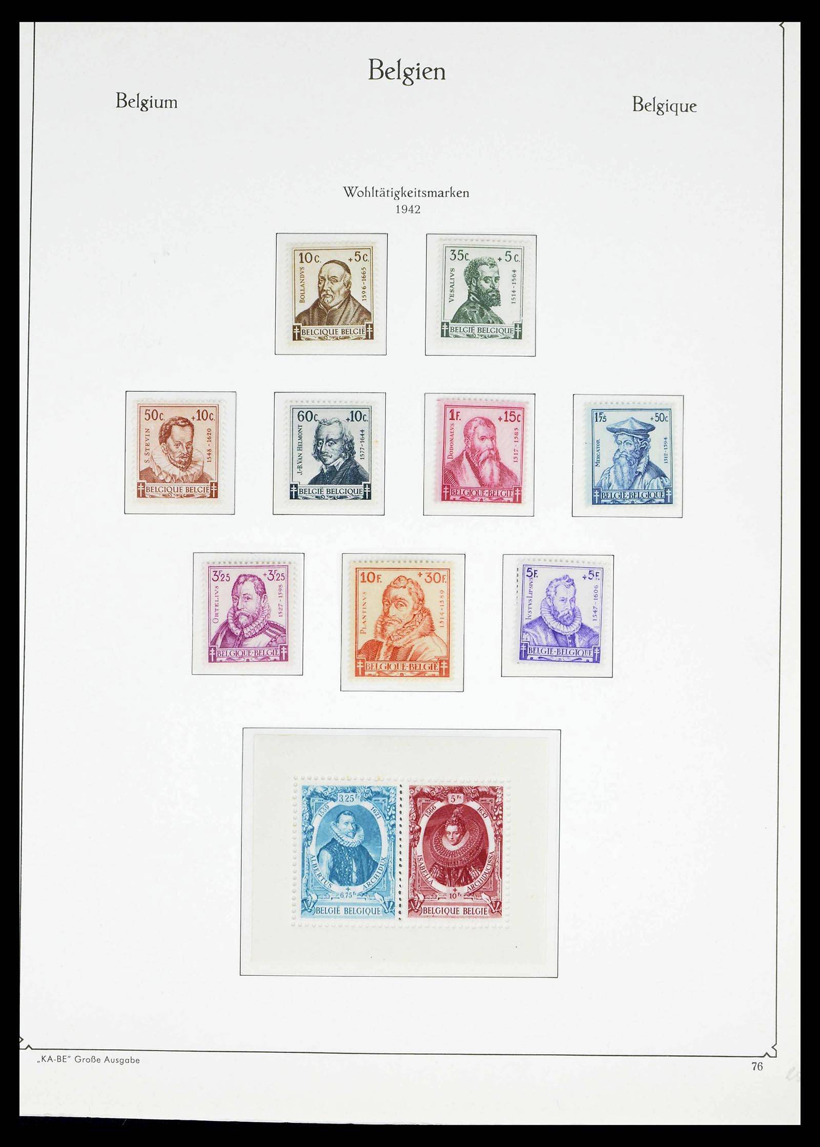 38015 0077 - Postzegelverzameling 38015 België 1849-1980.