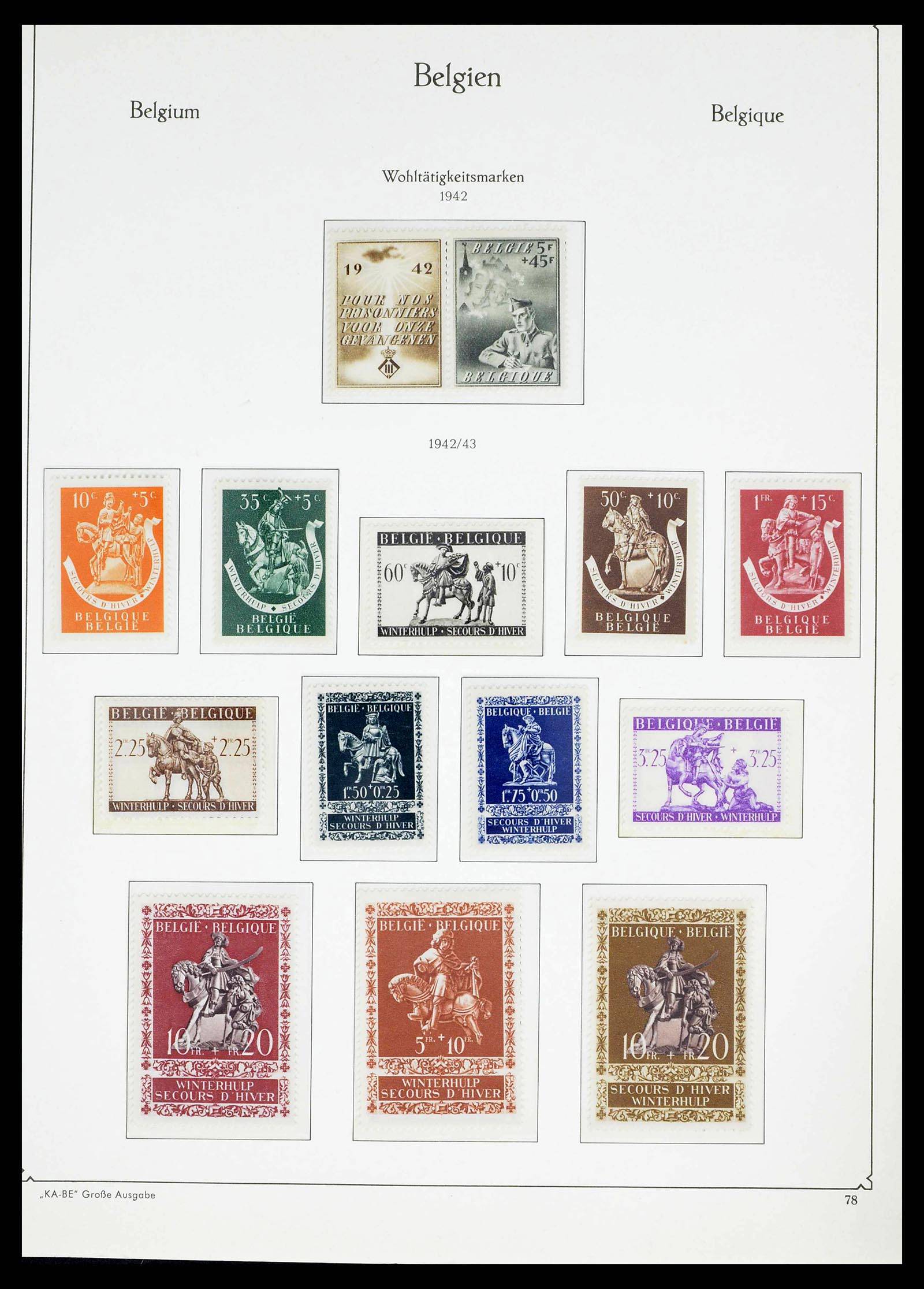 38015 0079 - Postzegelverzameling 38015 België 1849-1980.