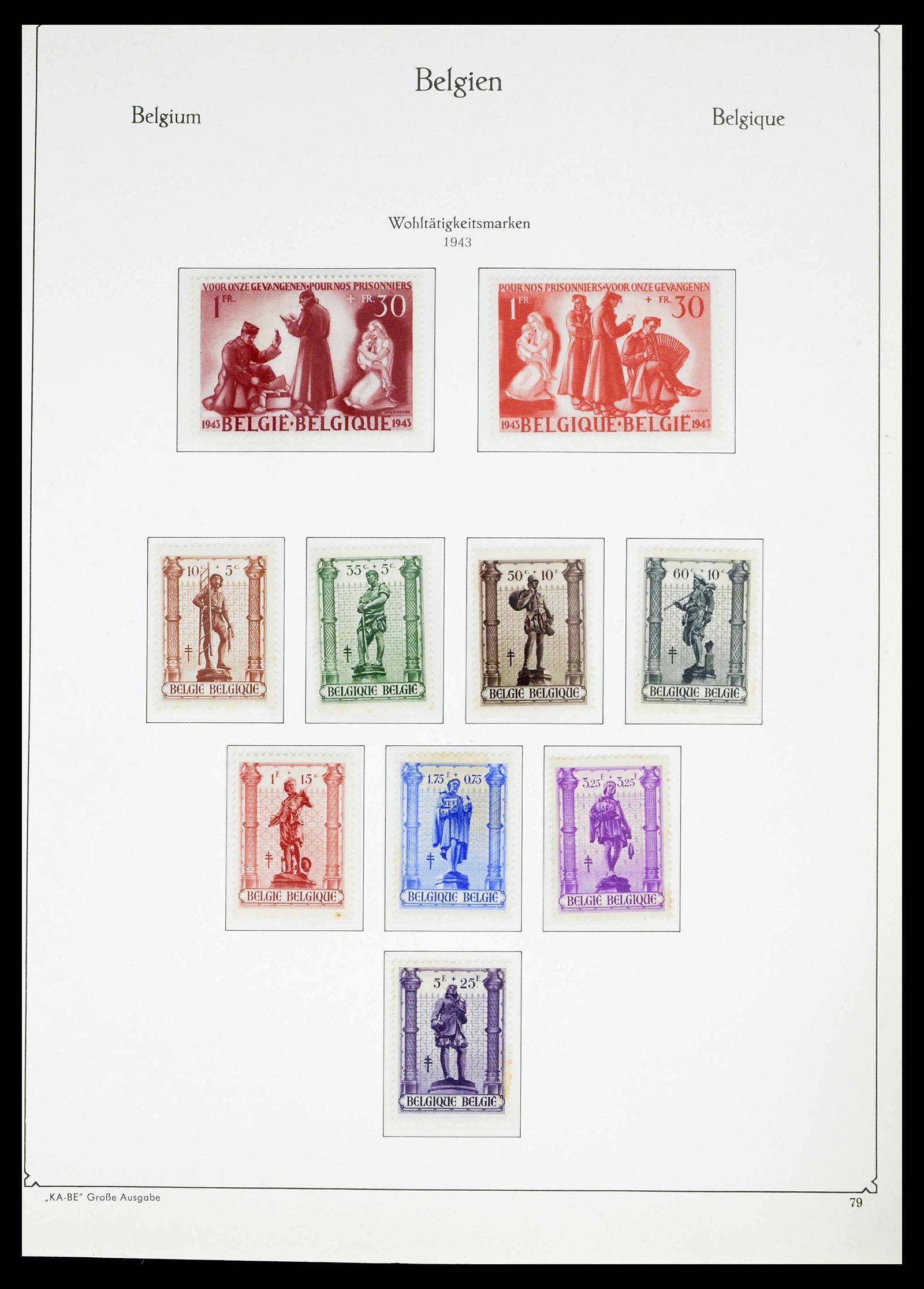 38015 0080 - Postzegelverzameling 38015 België 1849-1980.