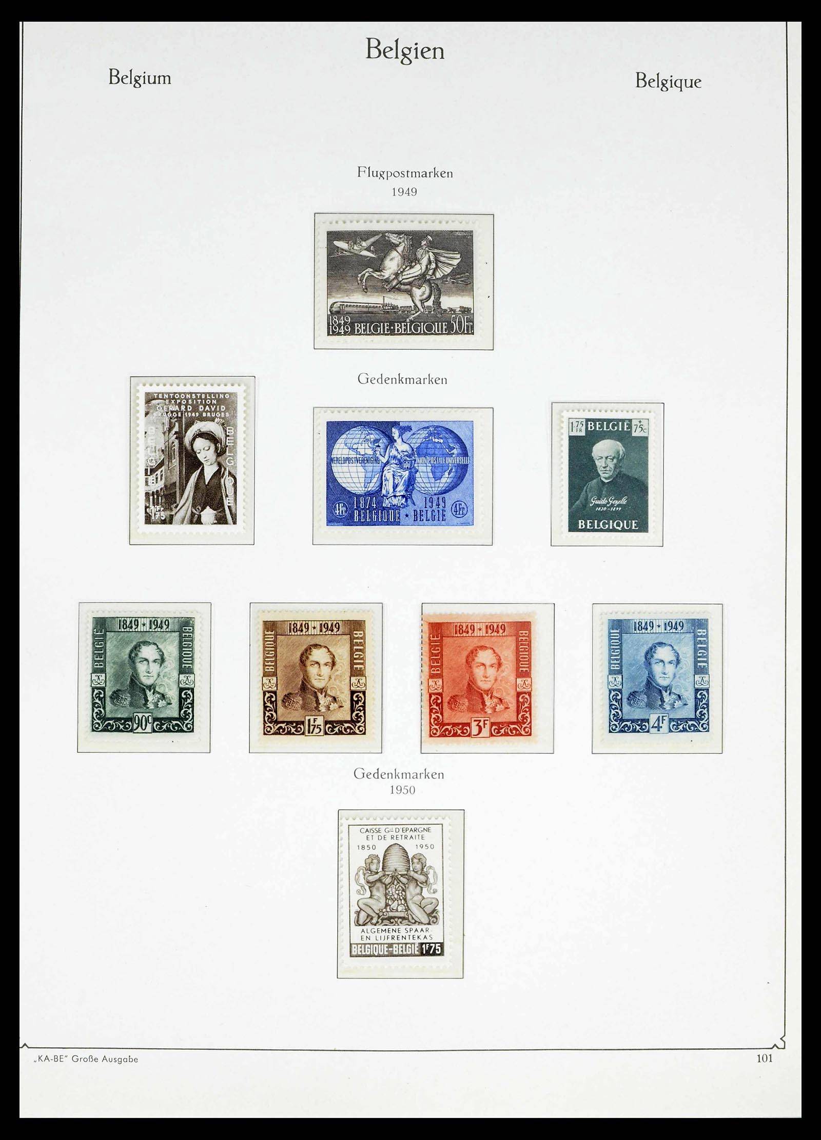 38015 0102 - Postzegelverzameling 38015 België 1849-1980.