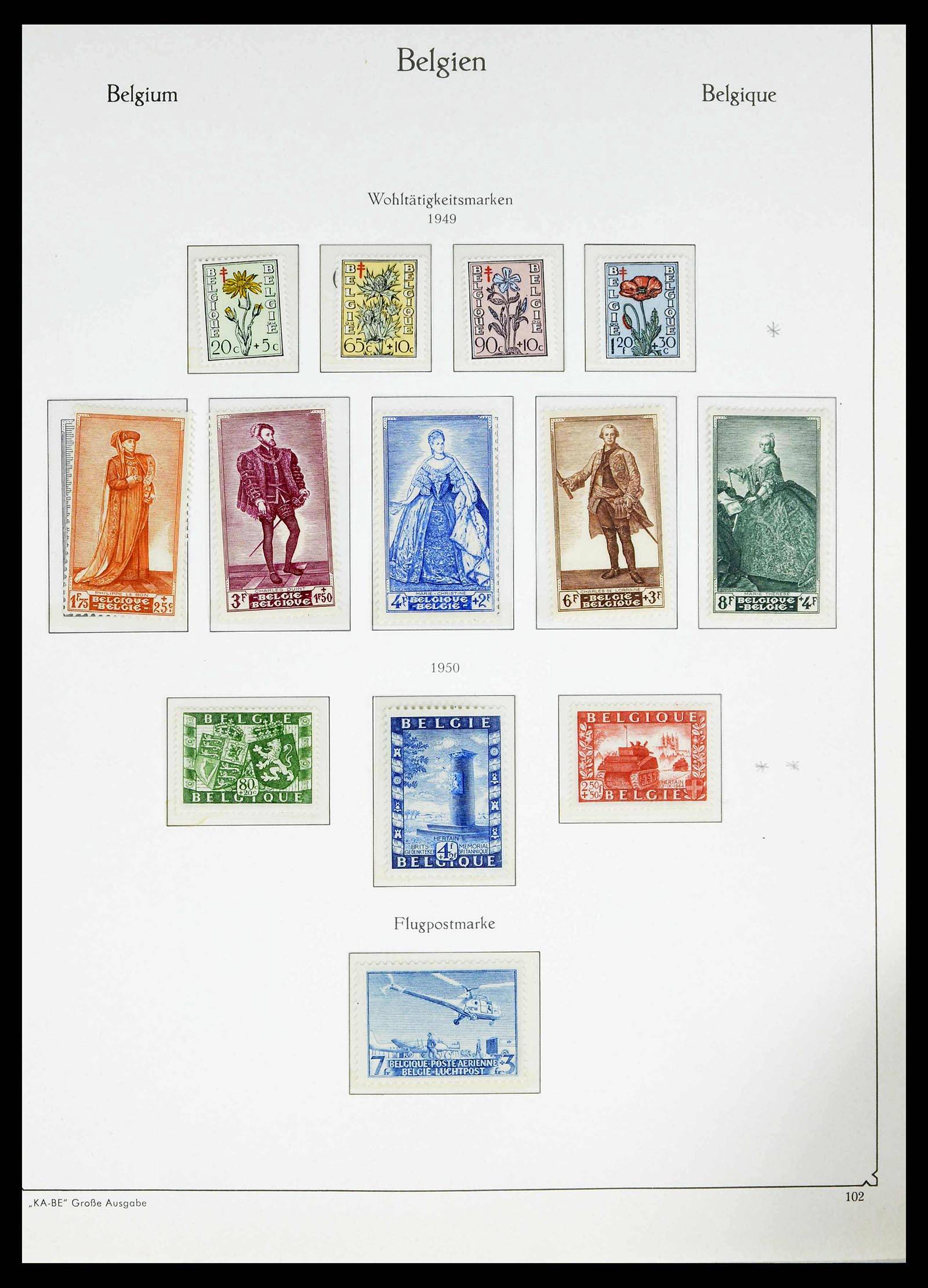 38015 0103 - Postzegelverzameling 38015 België 1849-1980.