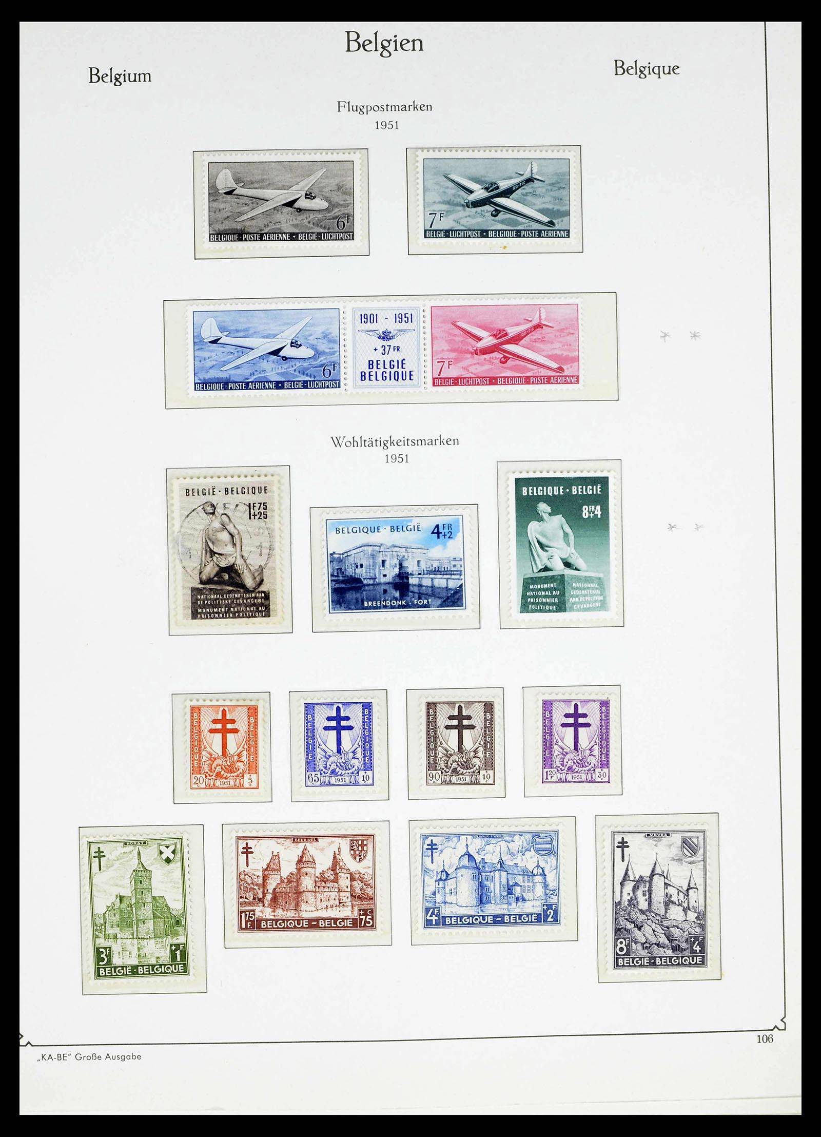 38015 0107 - Postzegelverzameling 38015 België 1849-1980.