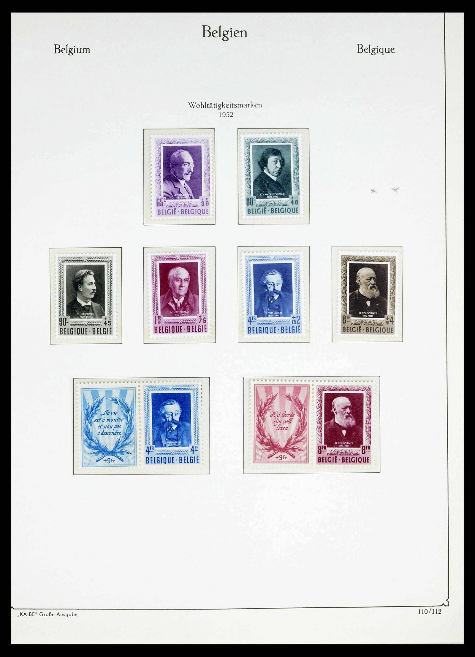 38015 0111 - Postzegelverzameling 38015 België 1849-1980.