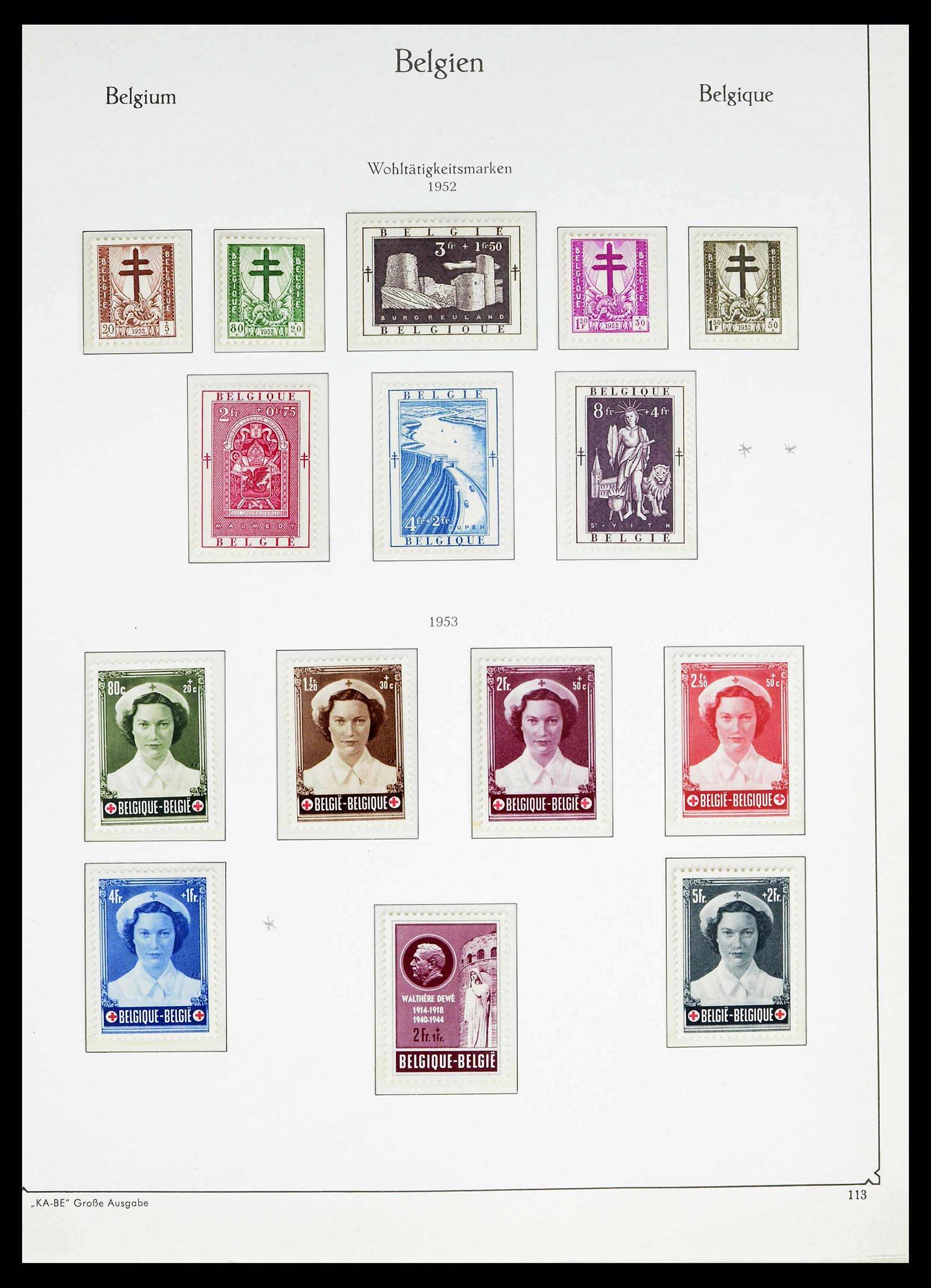 38015 0112 - Postzegelverzameling 38015 België 1849-1980.