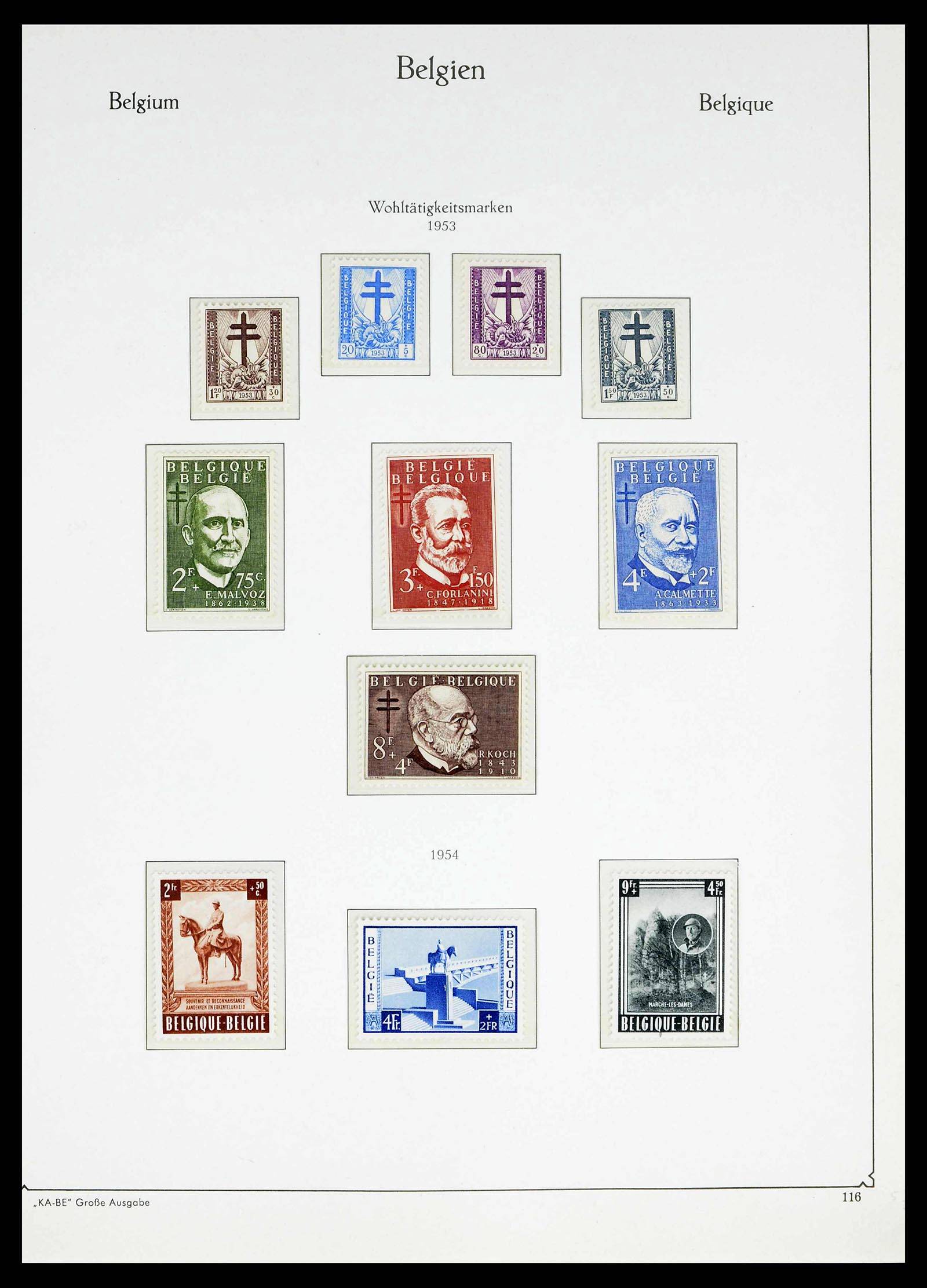 38015 0115 - Postzegelverzameling 38015 België 1849-1980.