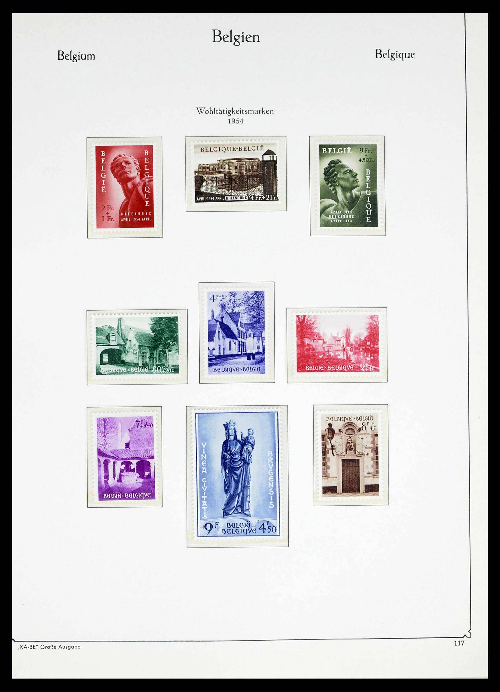 38015 0116 - Postzegelverzameling 38015 België 1849-1980.