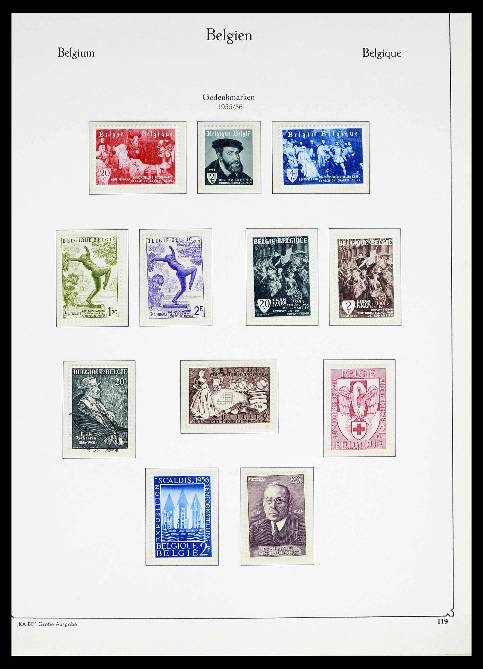 38015 0118 - Postzegelverzameling 38015 België 1849-1980.