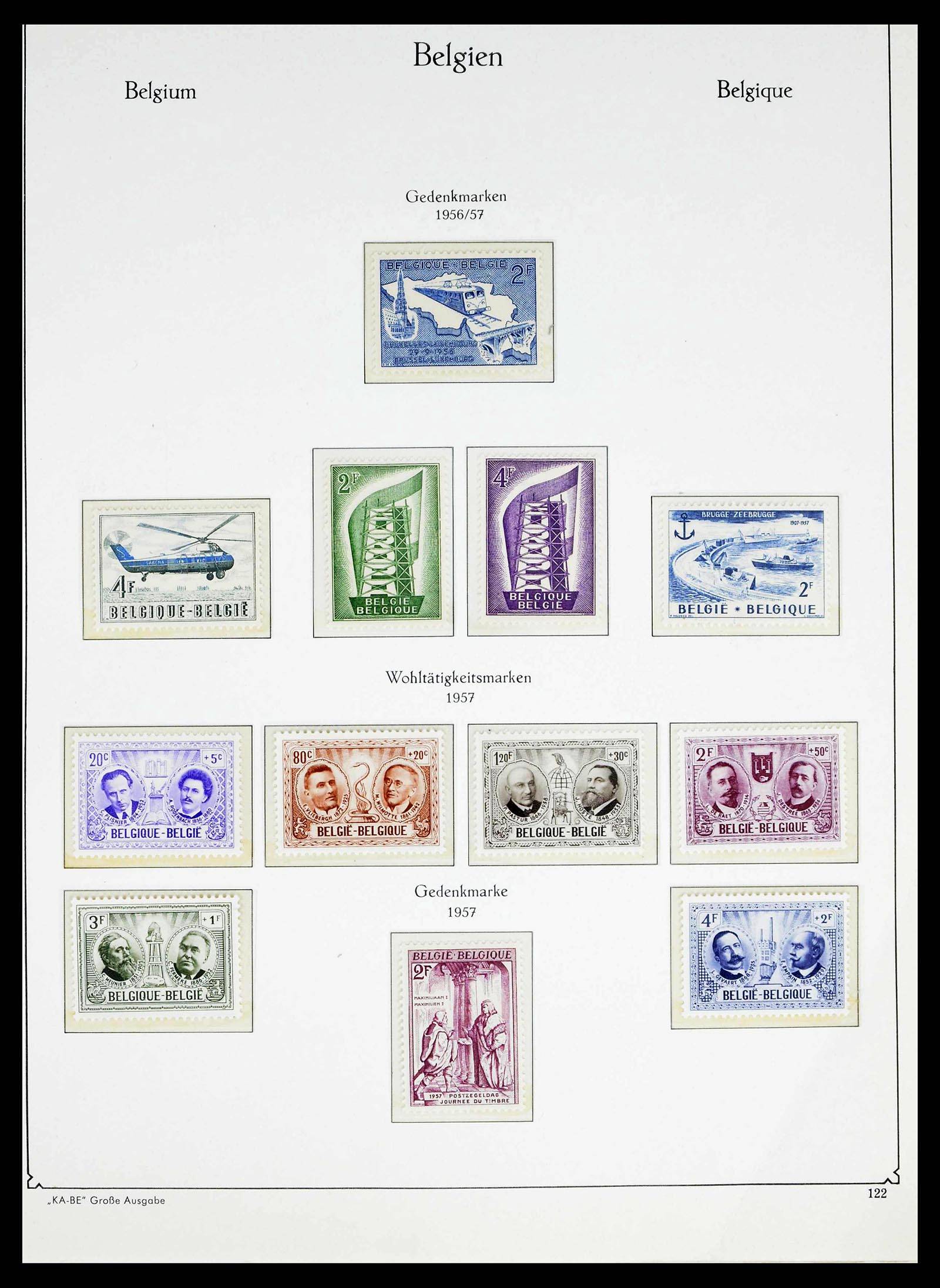 38015 0122 - Postzegelverzameling 38015 België 1849-1980.
