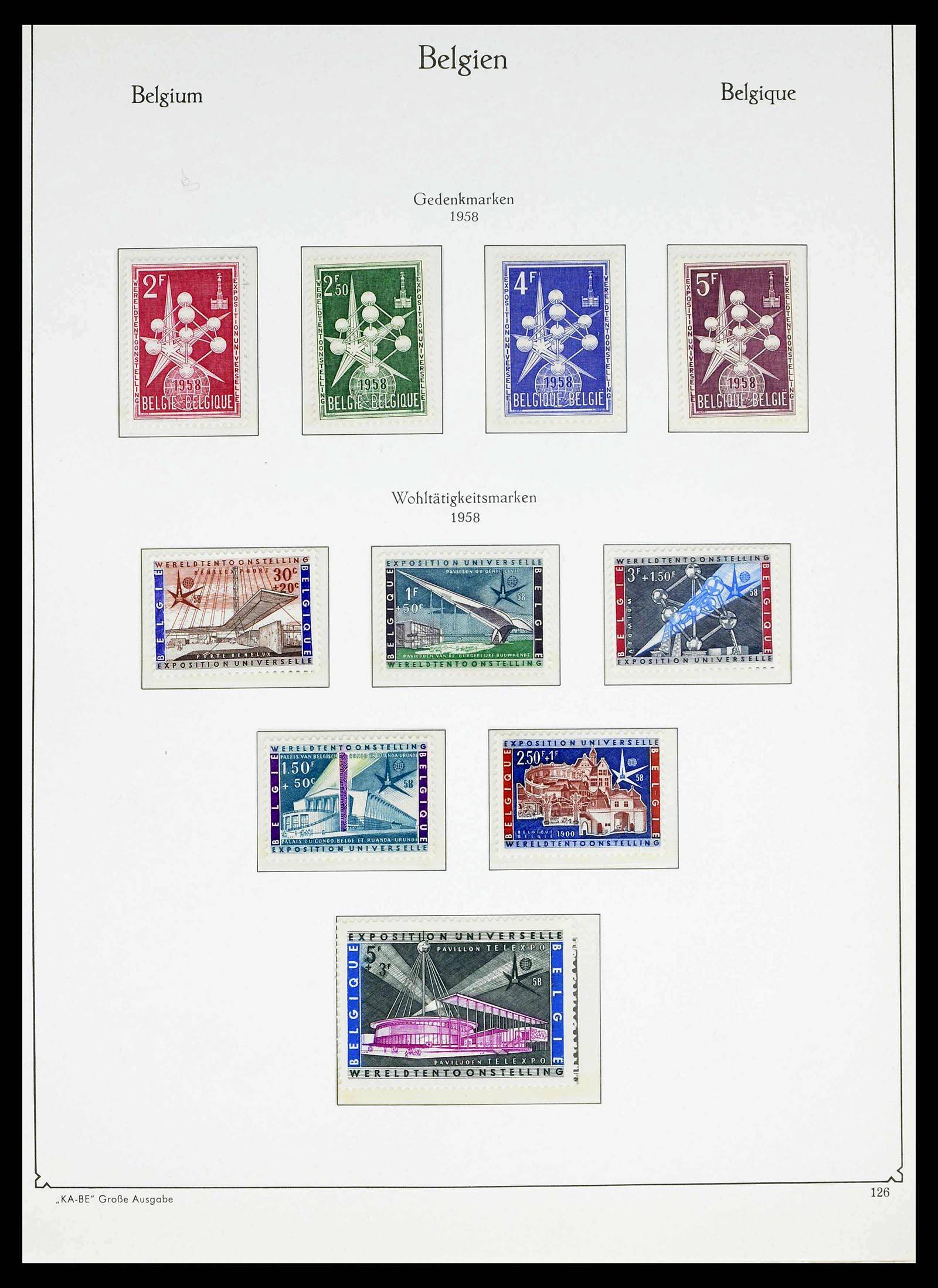 38015 0126 - Postzegelverzameling 38015 België 1849-1980.