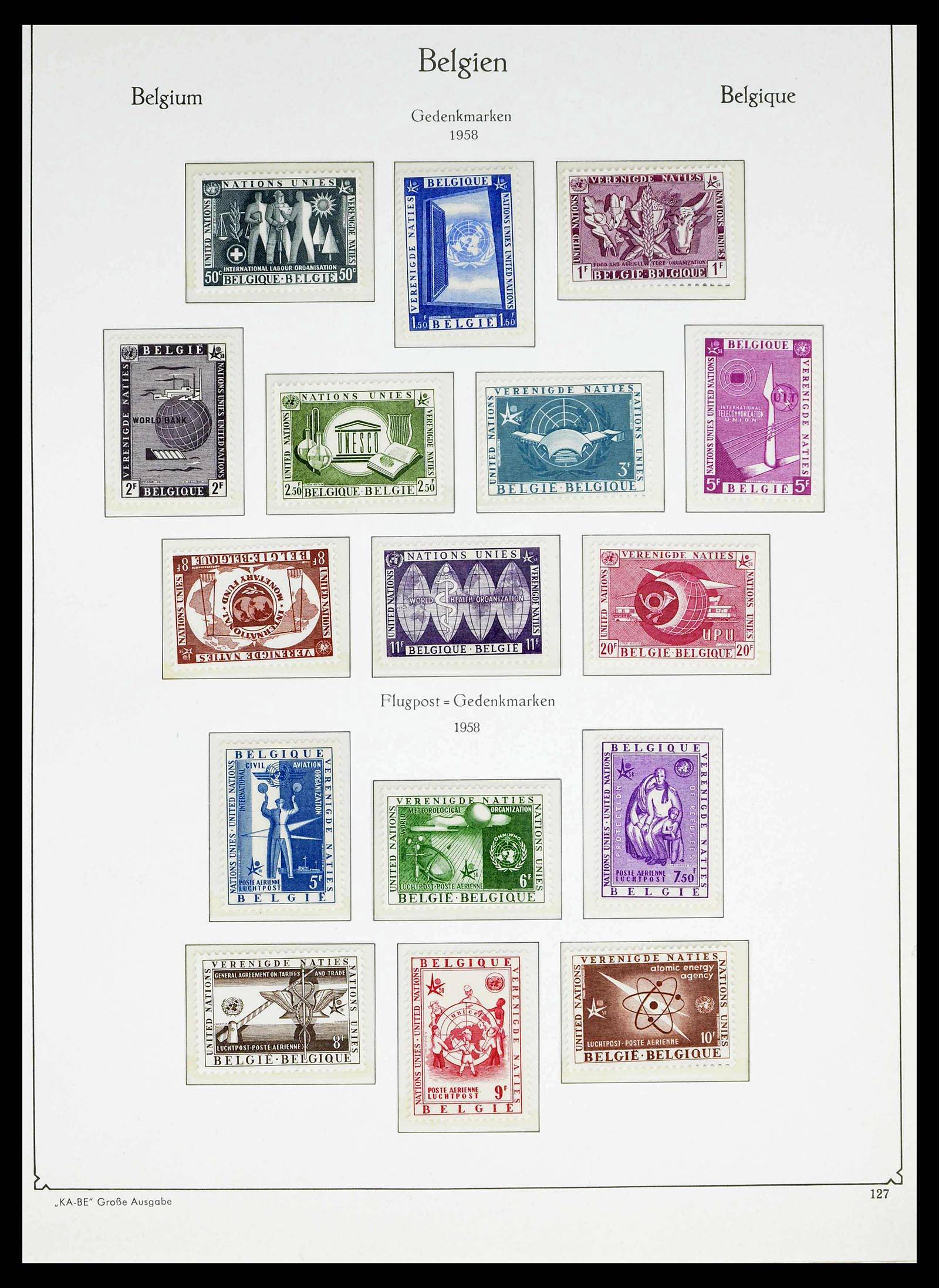 38015 0127 - Postzegelverzameling 38015 België 1849-1980.