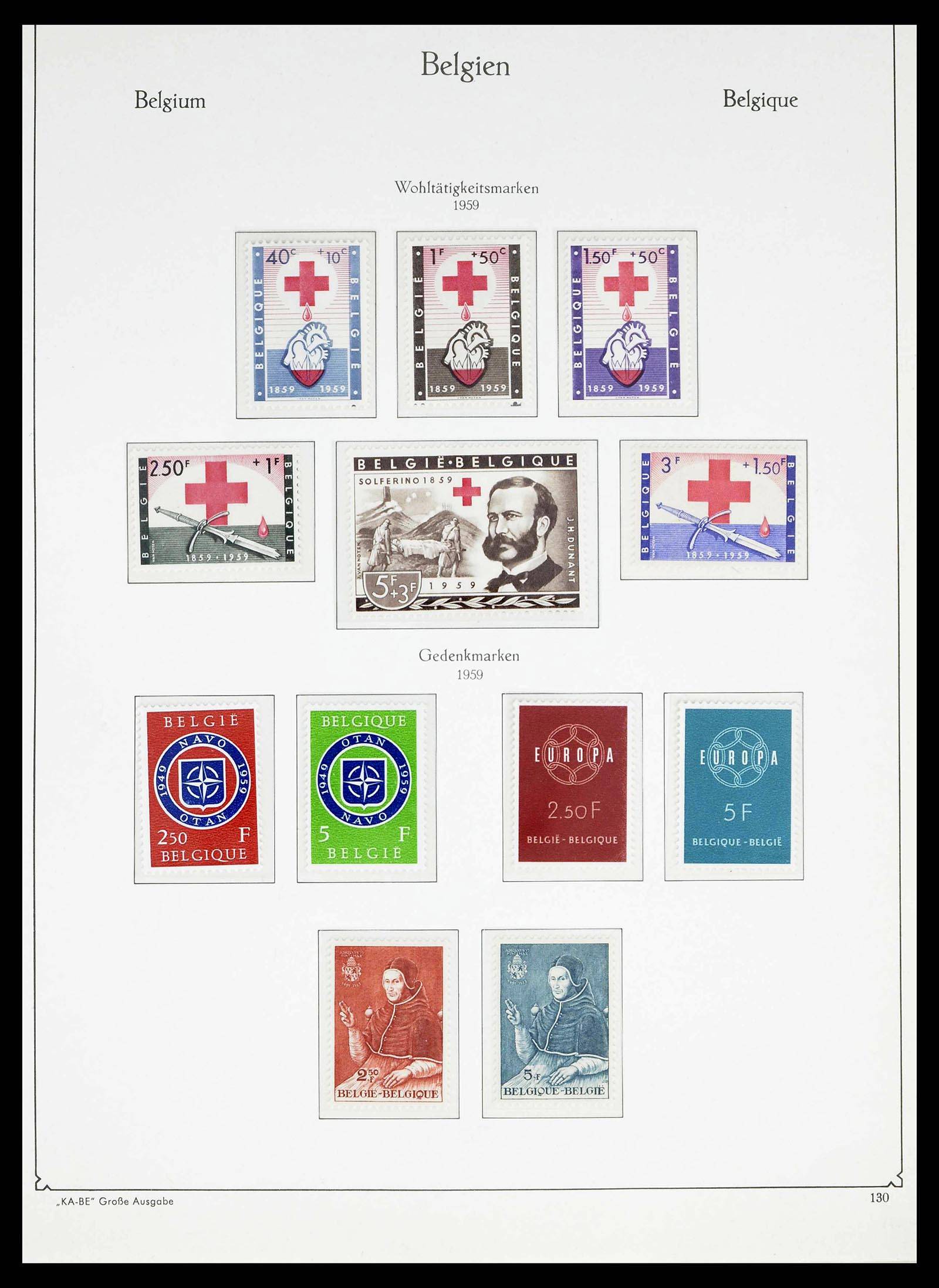 38015 0130 - Postzegelverzameling 38015 België 1849-1980.